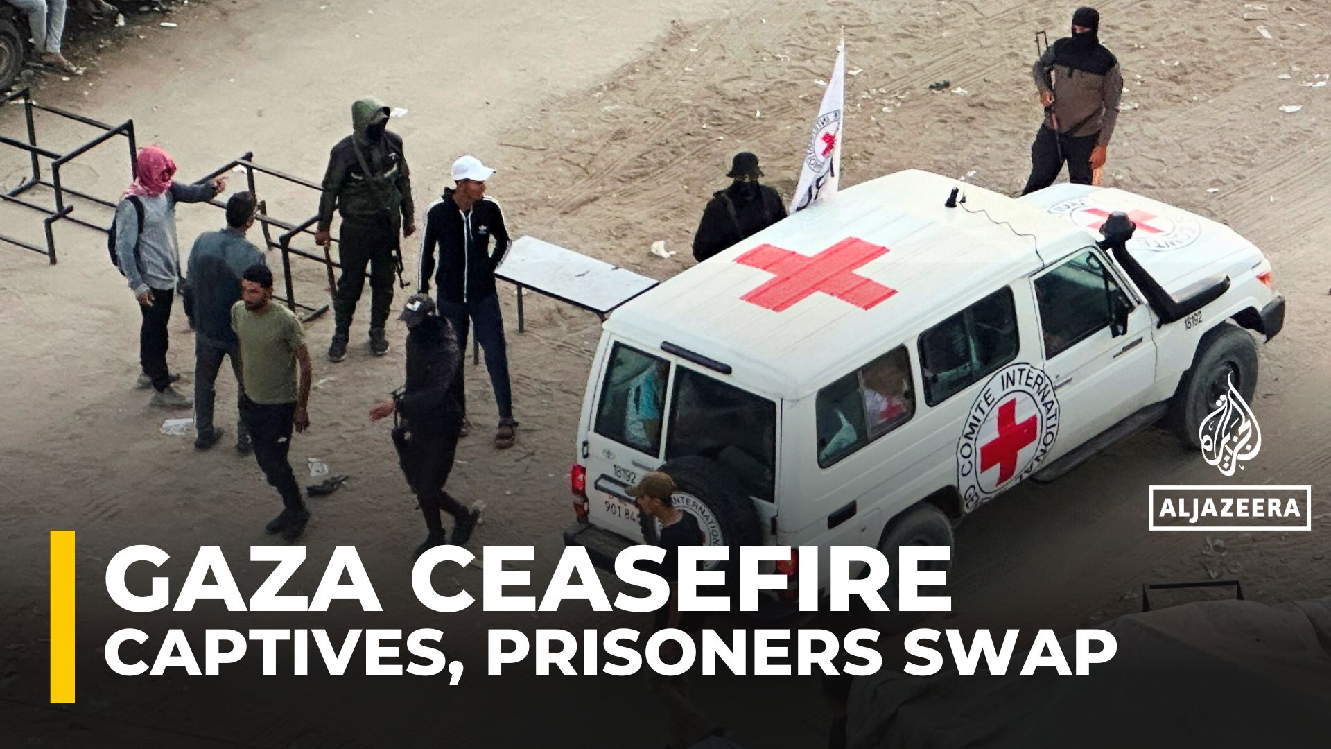 Red Cross prepares for the release of Israeli captives in exchange for Palestinian prisoners