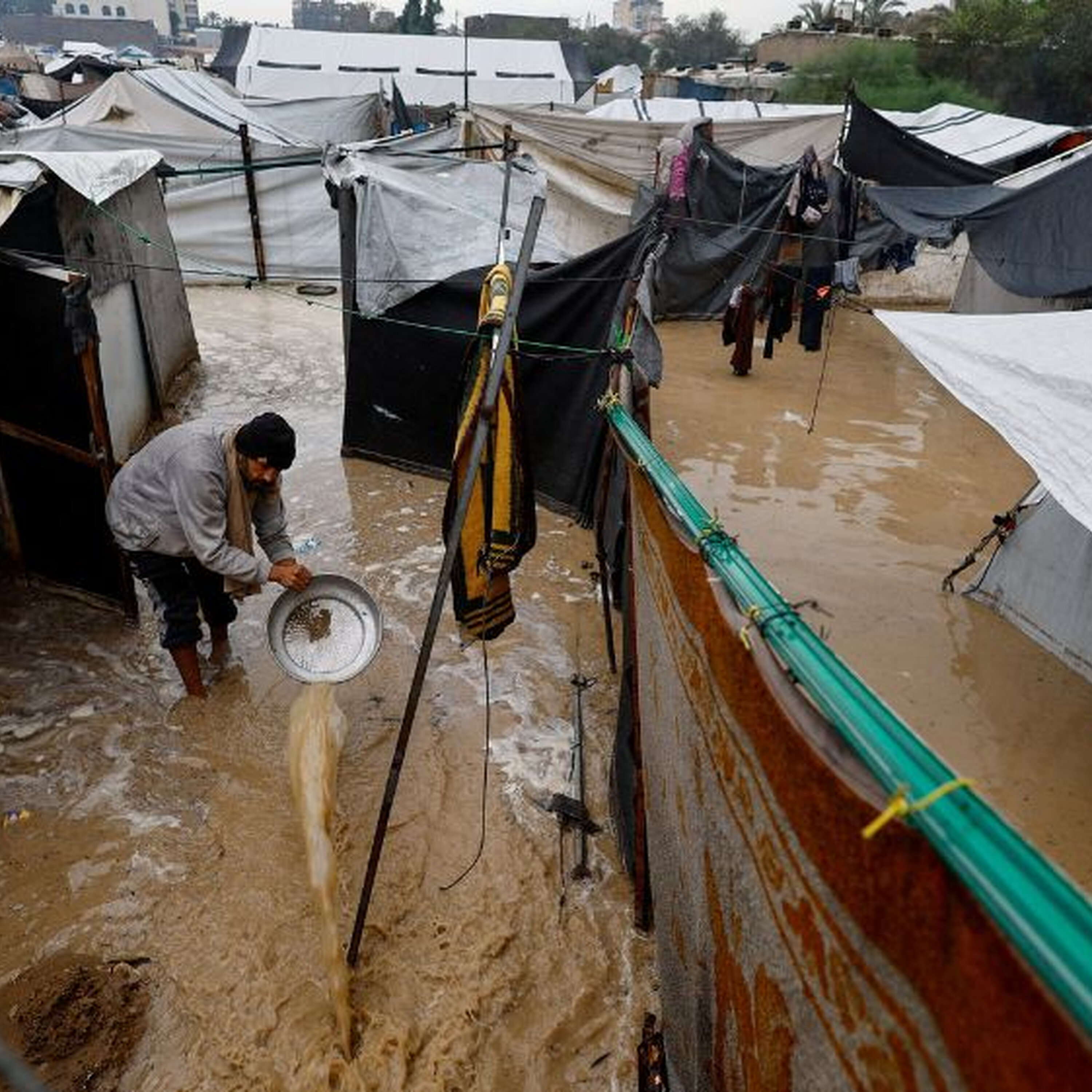 Sewage and flooding worsen winter hardships for Palestinians in Gaza Sewage and flooding worsen winter hardships for Palestinians in Gaza
