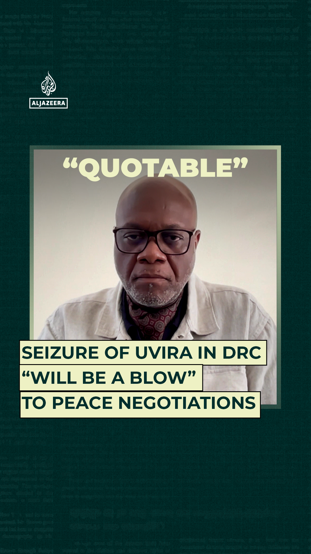 Seizure of Uvira in DRC “will be a blow” to peace negotiations