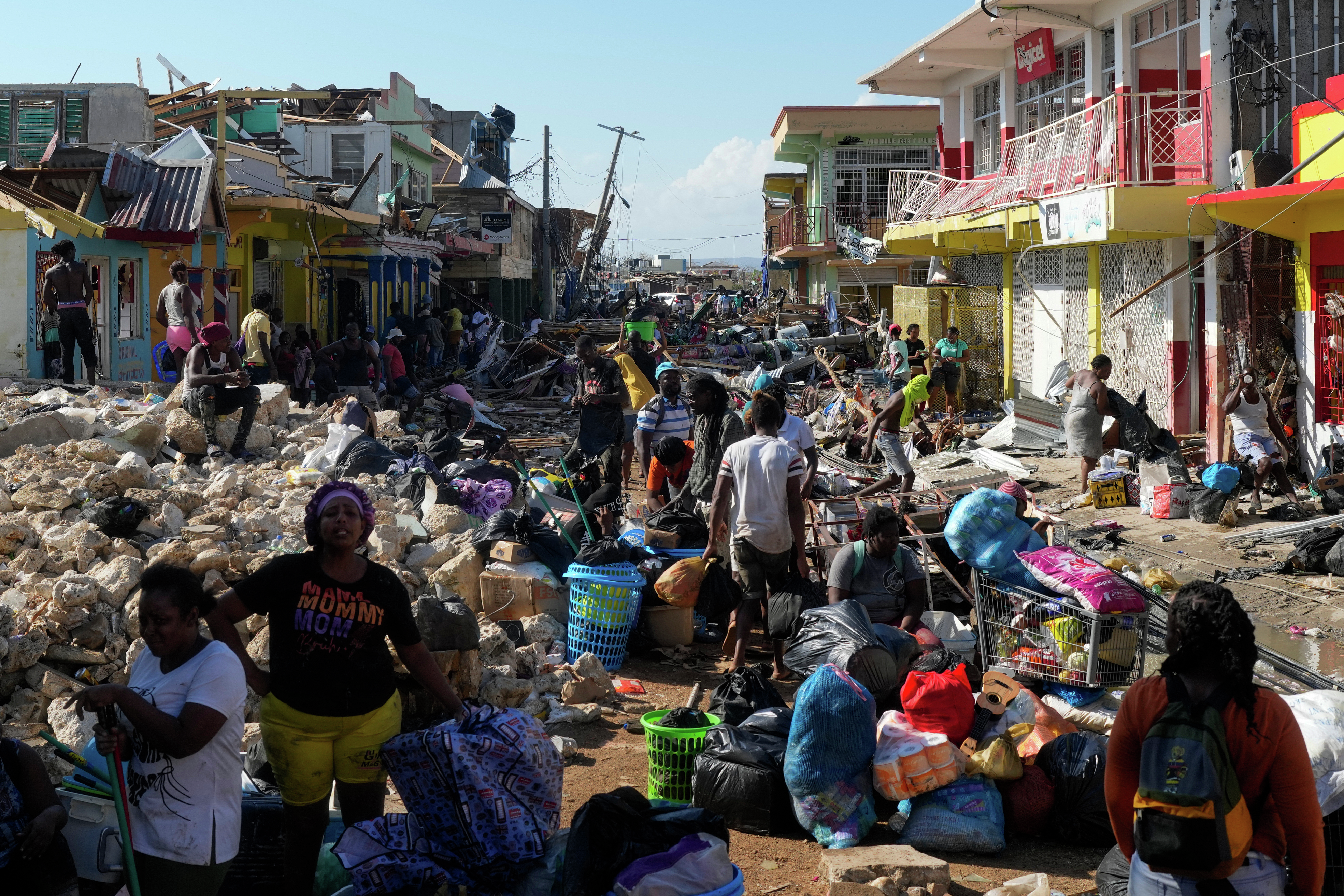 Residents scramble for supplies in Jamaica after Hurricane Melissa