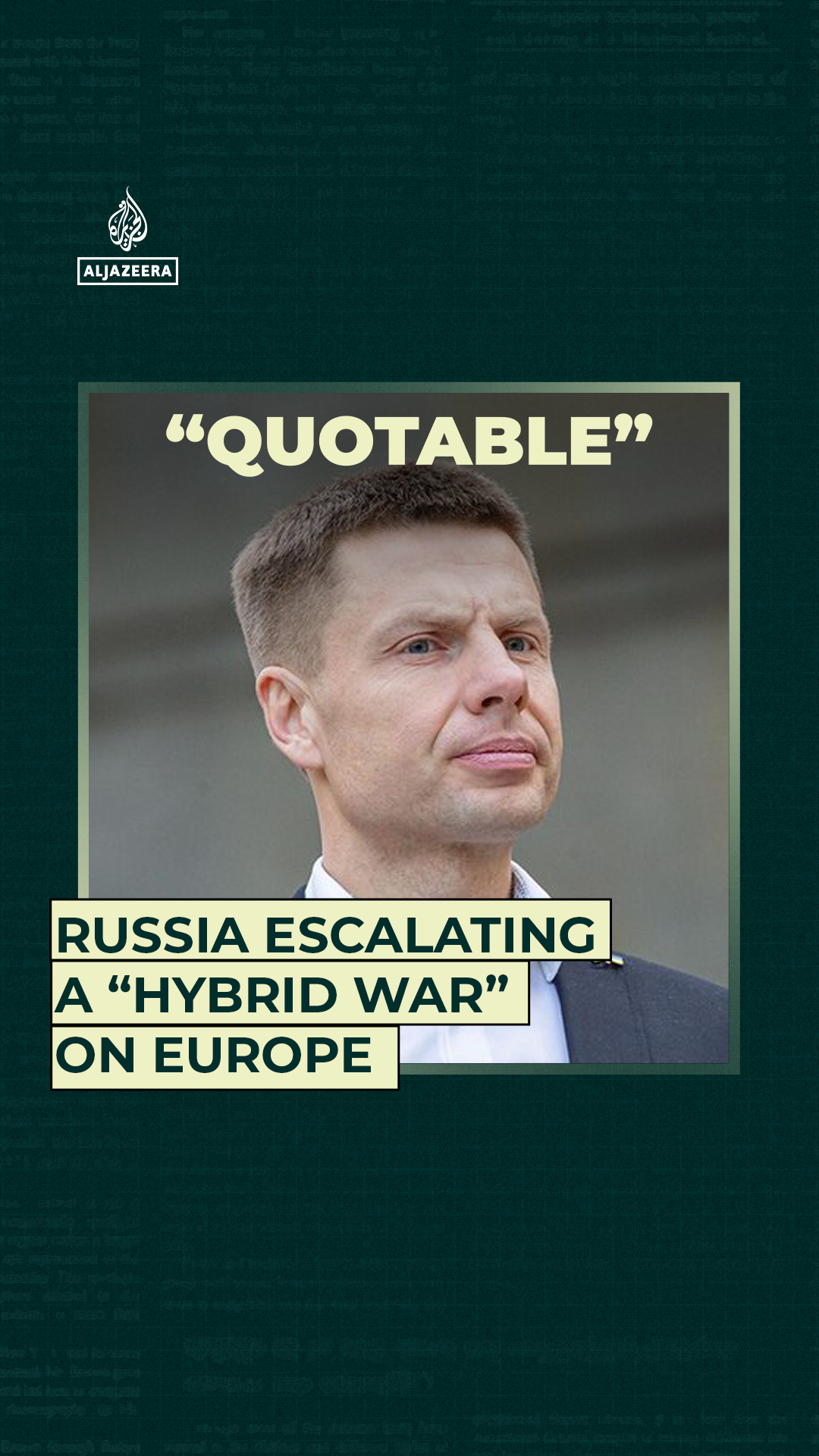 RUSSIA ESCALATING A "HYBRID WAR" ON EUROPE