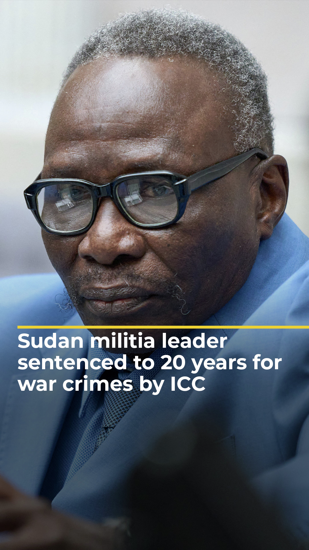 Sudan militia leader sentenced to 20 years for war crimes by ICC | #ajshorts