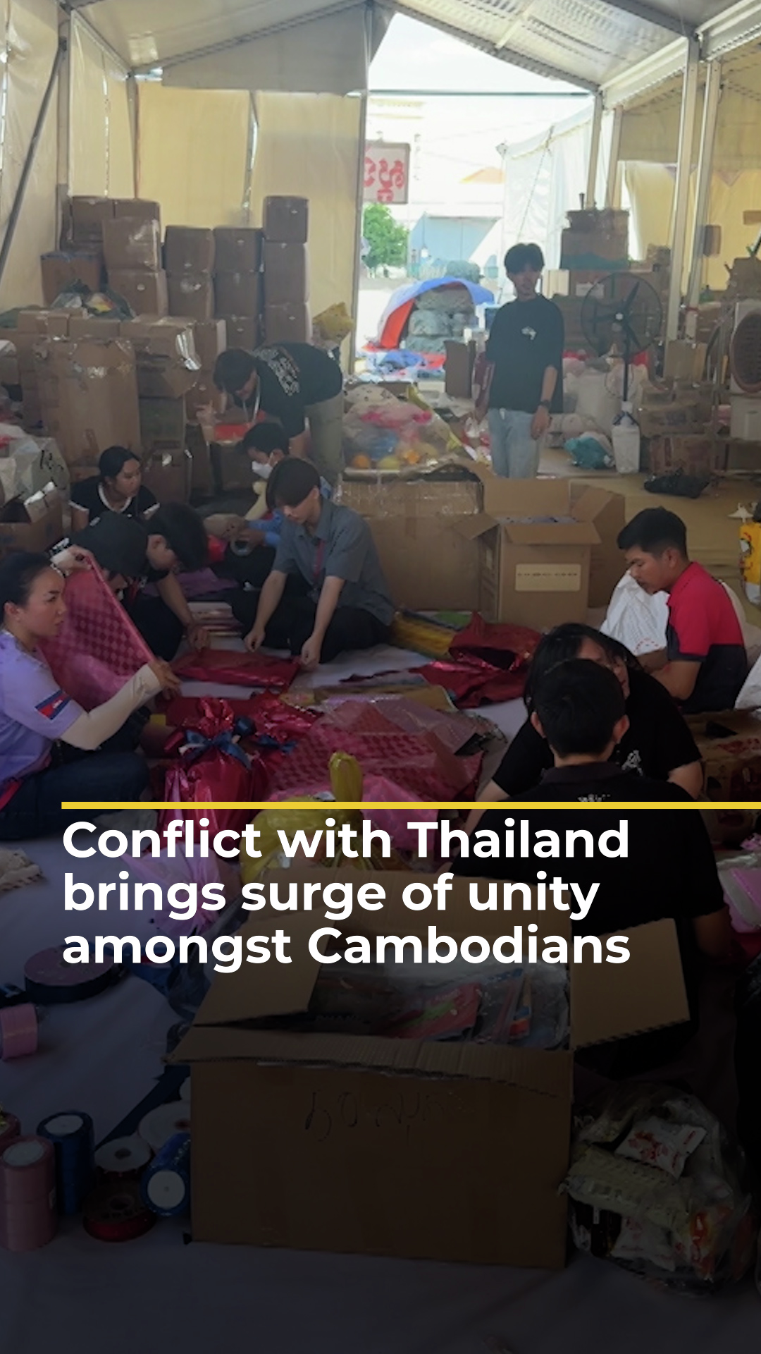 Conflict with Thailand brings surge of unity amongst Cambodians | AJ#shorts