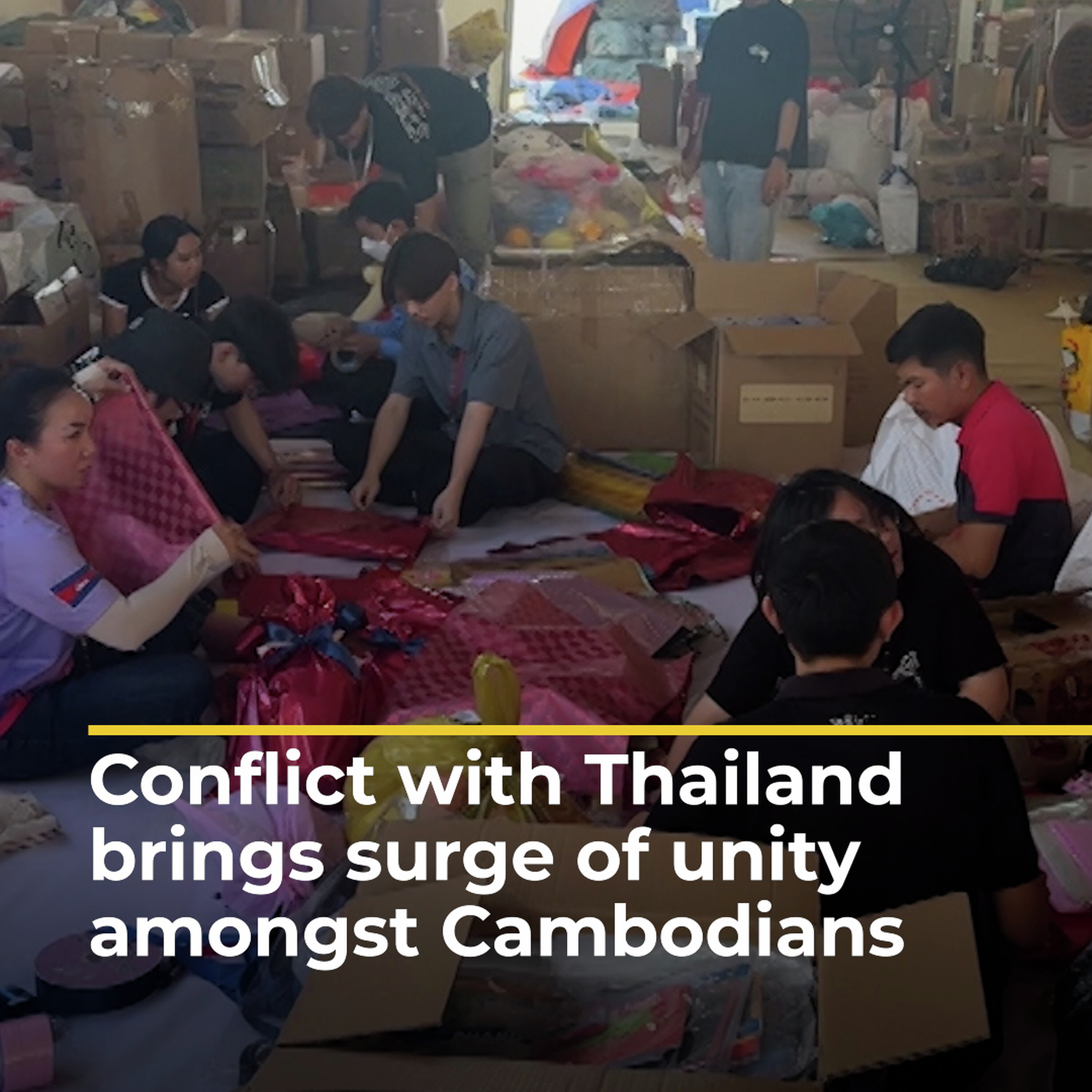 Conflict with Thailand brings surge of unity amongst Cambodians | AJ#shorts Conflict with Thailand brings surge of unity amongst Cambodians | AJ#shorts