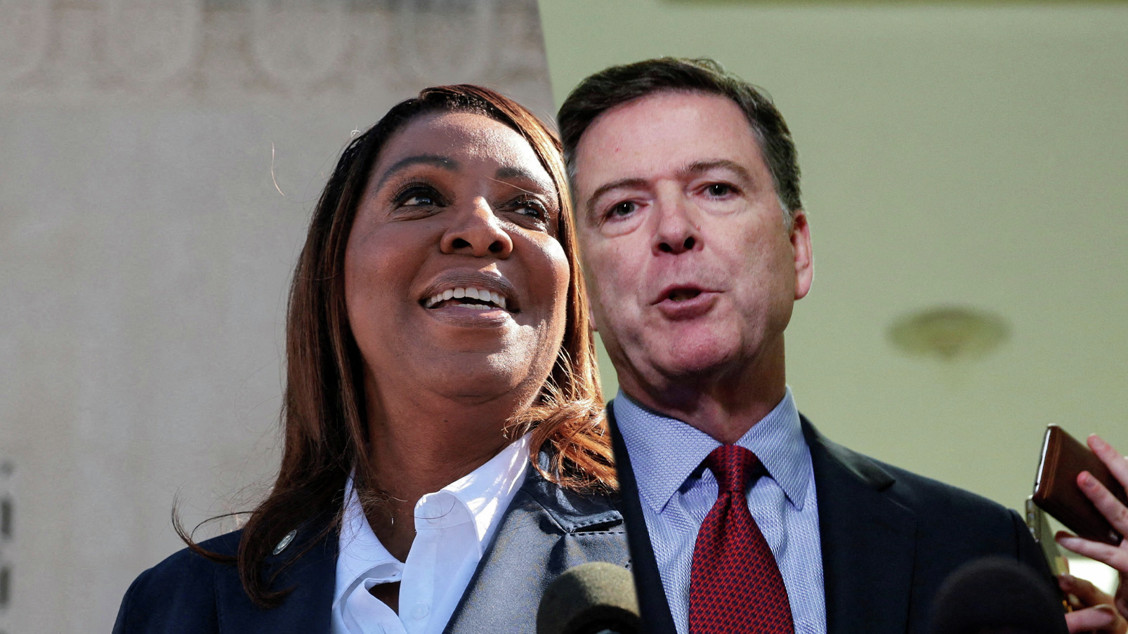 US judge tosses cases against James Comey and Letitia James