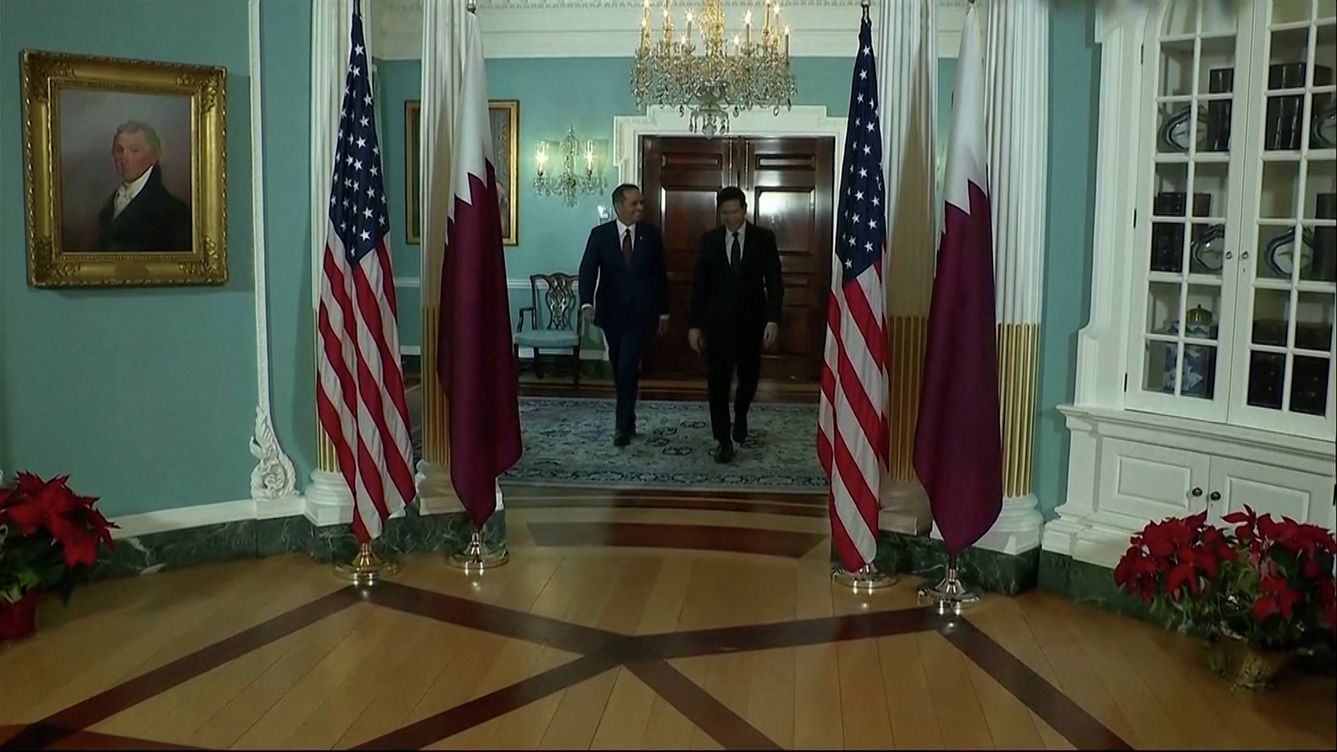Qatar PM urges Gaza aid surge in talks with US Secretary of State