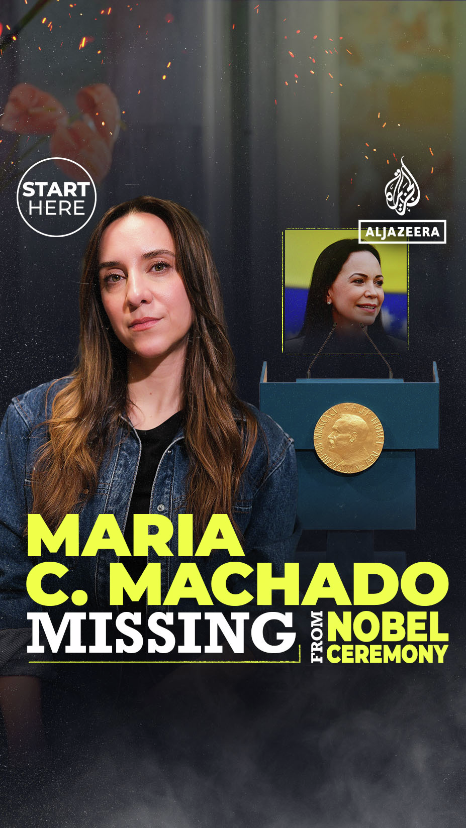 Maria Corina Machado doesn’t attend Nobel Peace Prize Ceremony | Start Here shorts