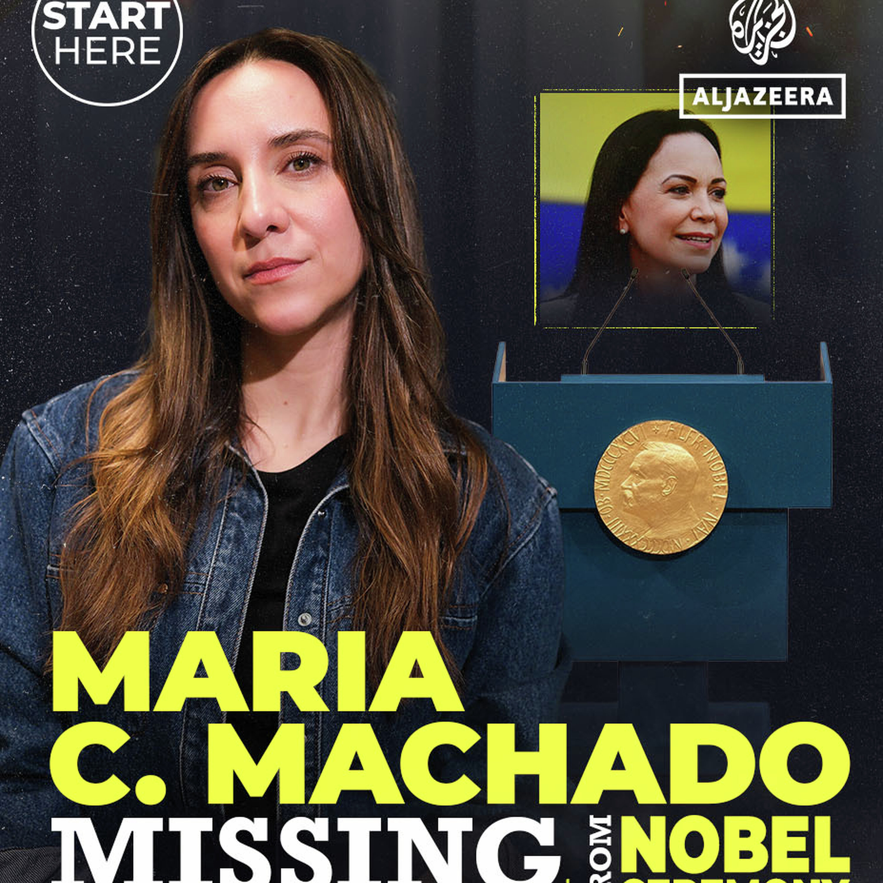 Maria Corina Machado doesn’t attend Nobel Peace Prize Ceremony | Start Here shorts Maria Corina Machado doesn’t attend Nobel Peace Prize Ceremony | Start Here shorts