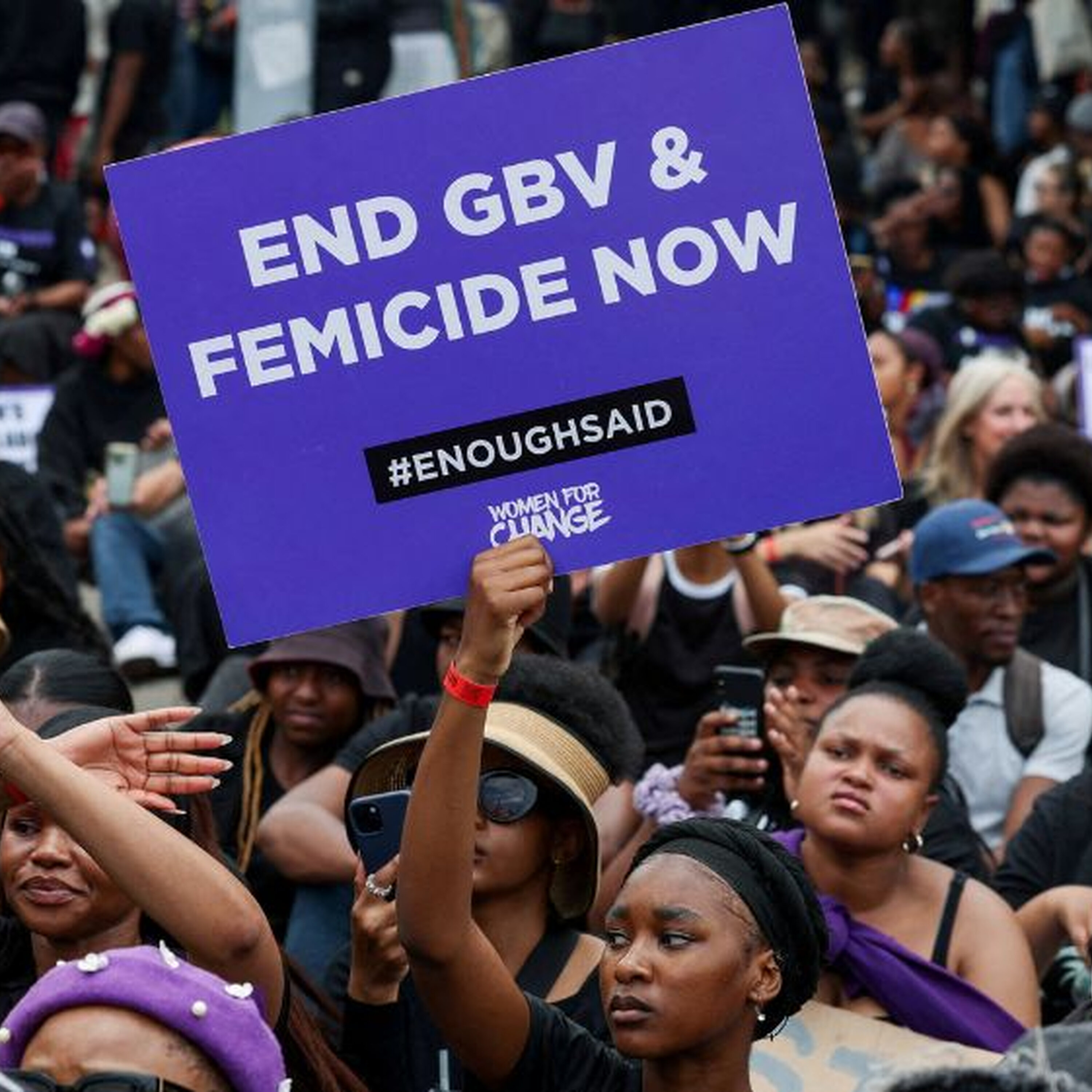 South Africans rally to end gender violence as femicide reaches alarming levels South Africans rally to end gender violence as femicide reaches alarming levels