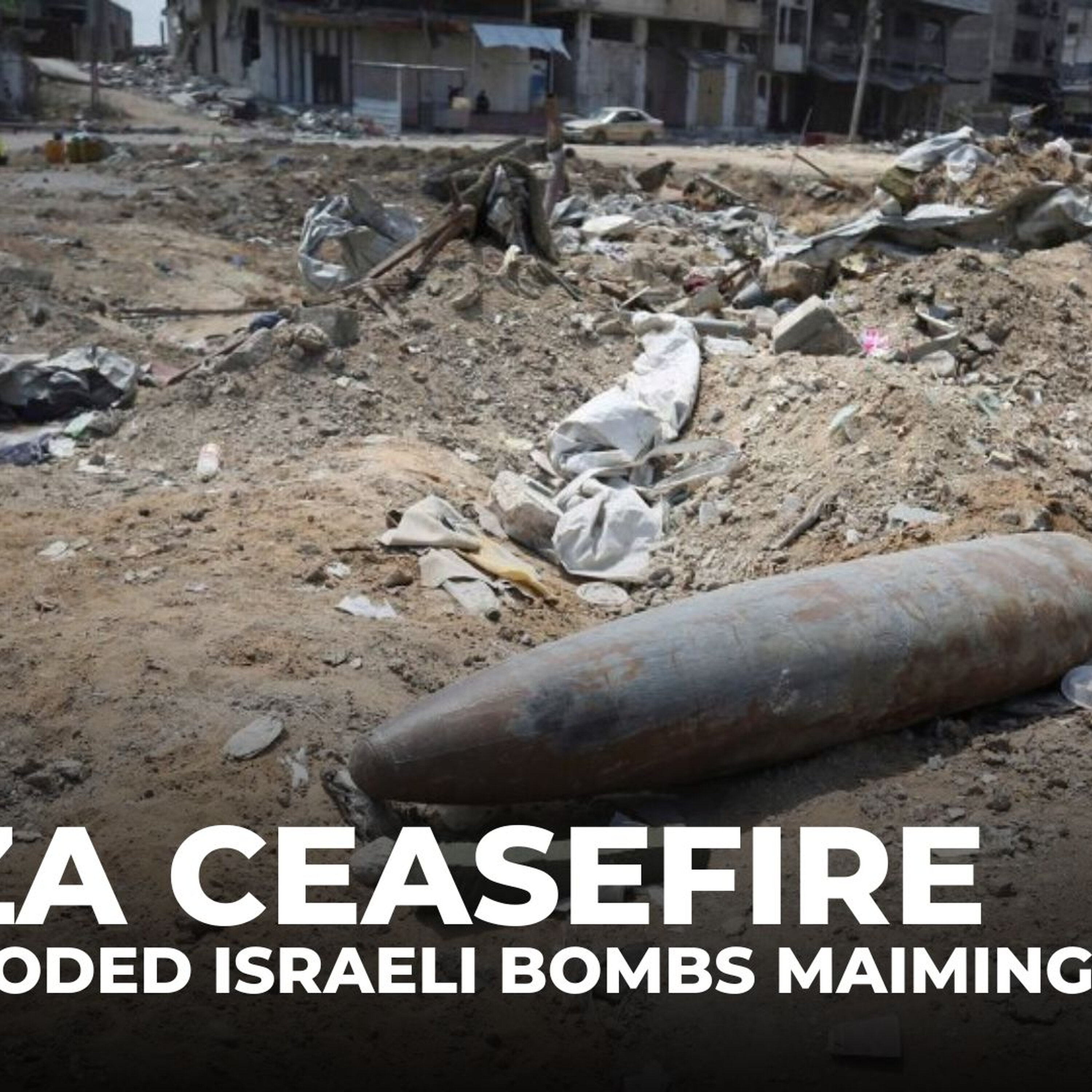Unexploded Israeli bombs in Gaza endanger returning families and children Unexploded Israeli bombs in Gaza endanger returning families and children