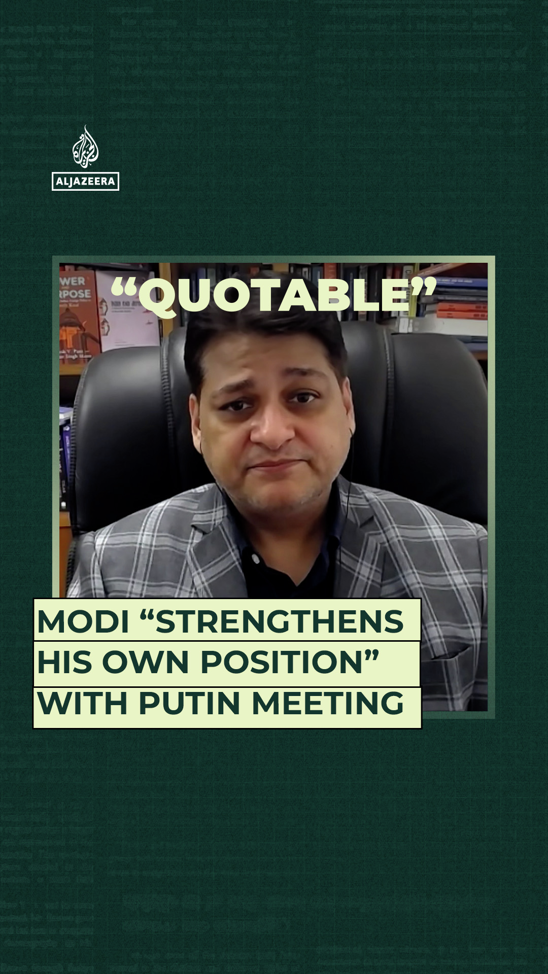 Modi “strengthens his own position” with Putin meeting