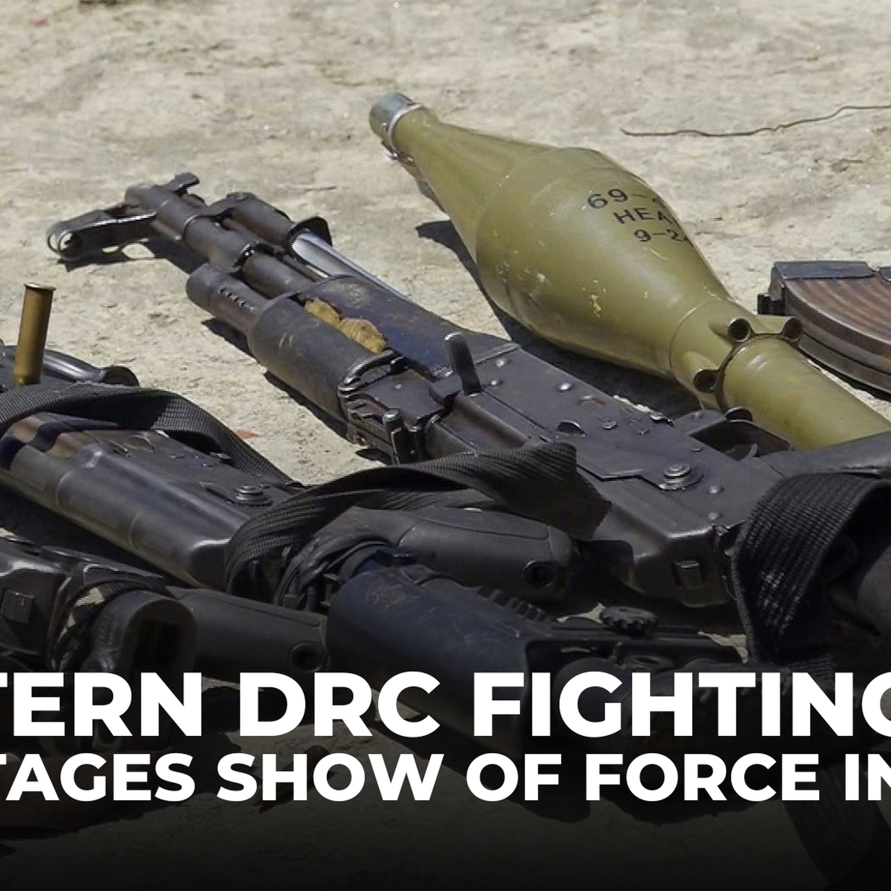 M23 rebels display seized arms in the captured DRC city of Uvira M23 rebels display seized arms in the captured DRC city of Uvira