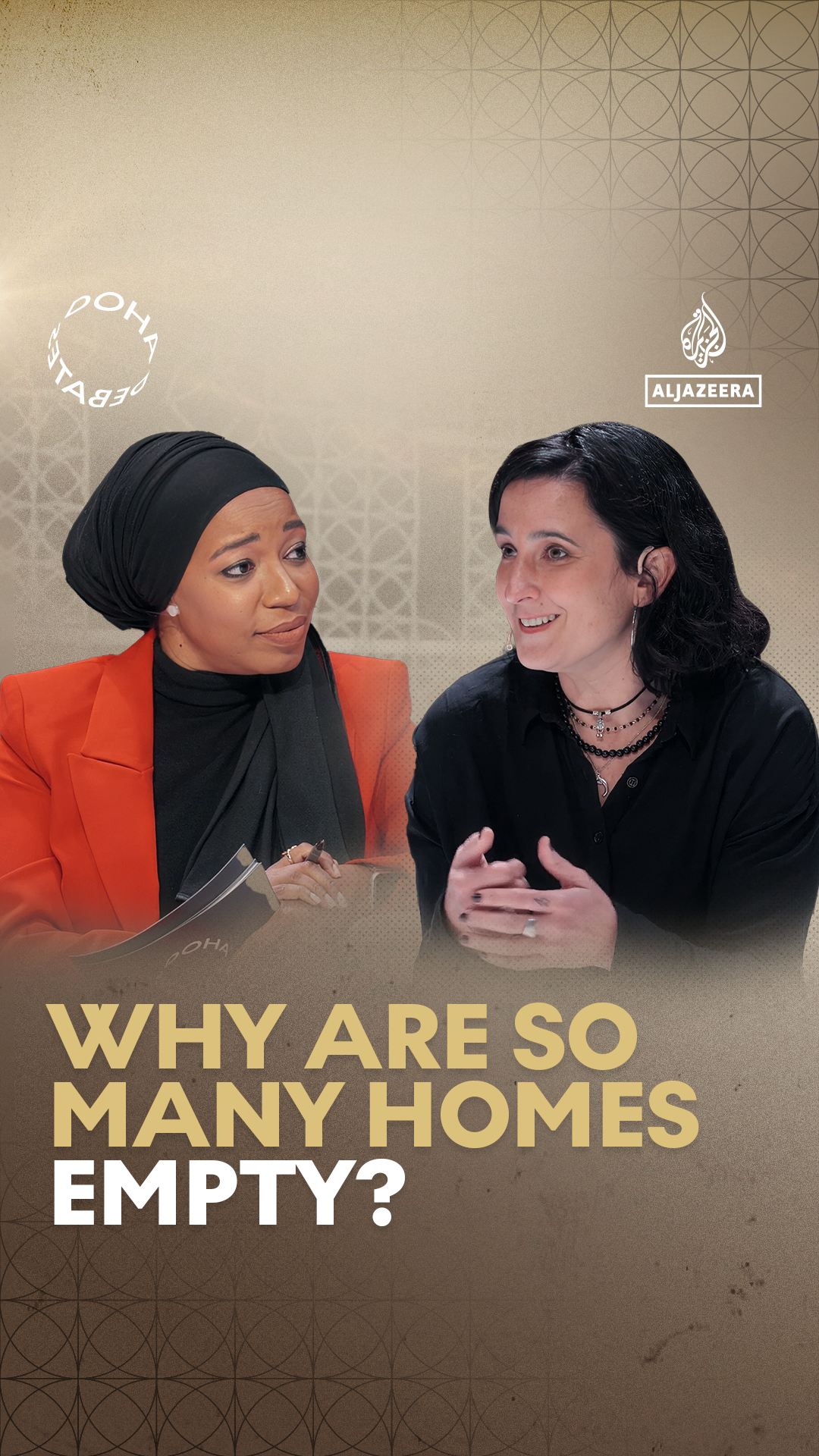 "We speak of homes without people and people without homes" -Guadalupe Realinie  #DohaDebates