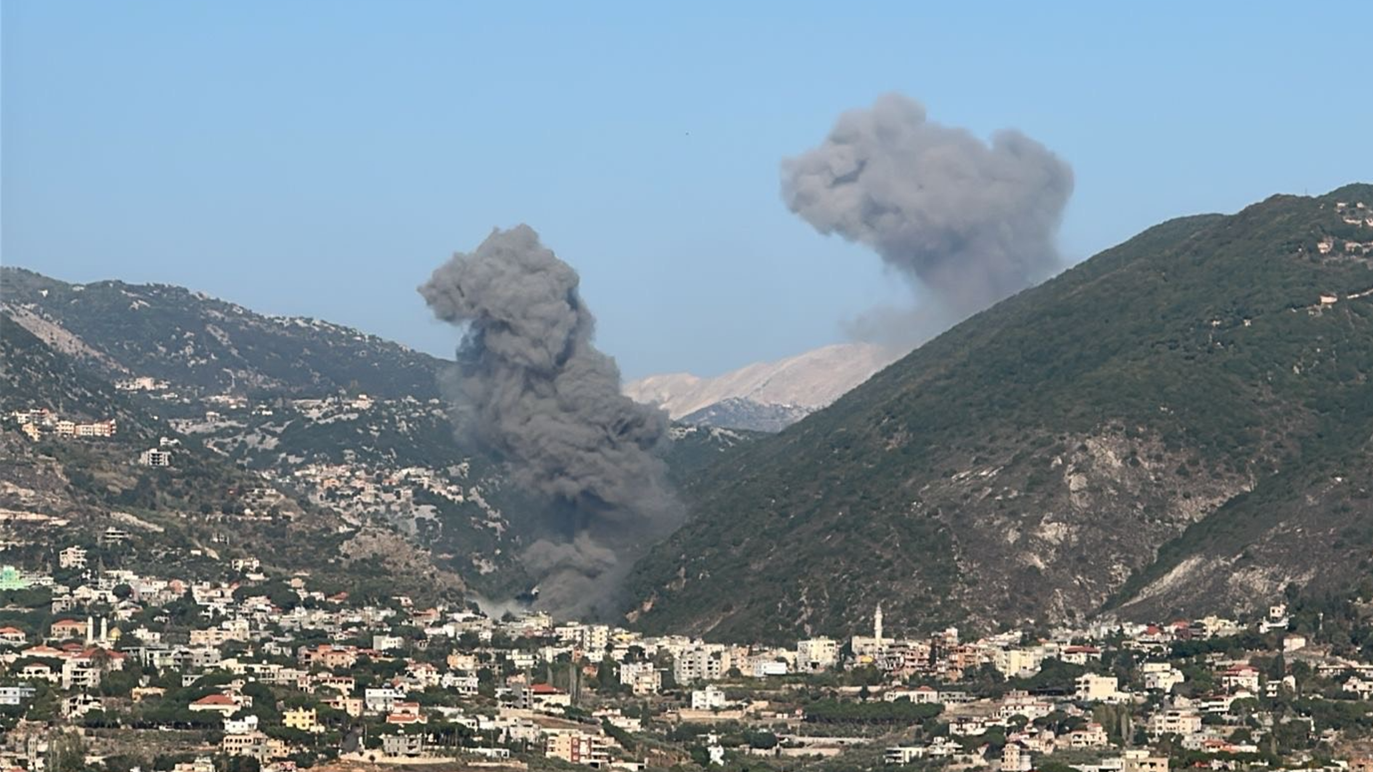 Israeli air strikes hit villages in southern Lebanon on ceasefire anniversary