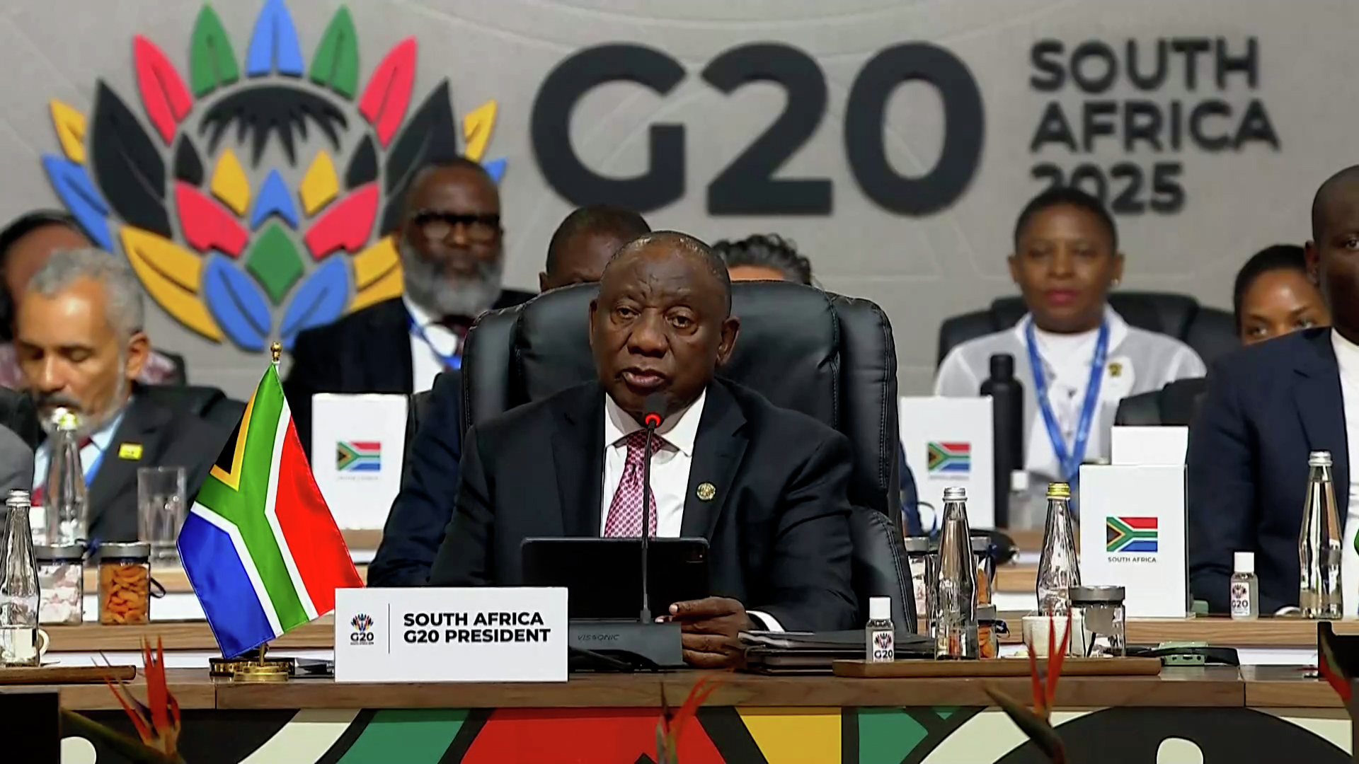 South Africa’s president delivers G20 summit closing remarks