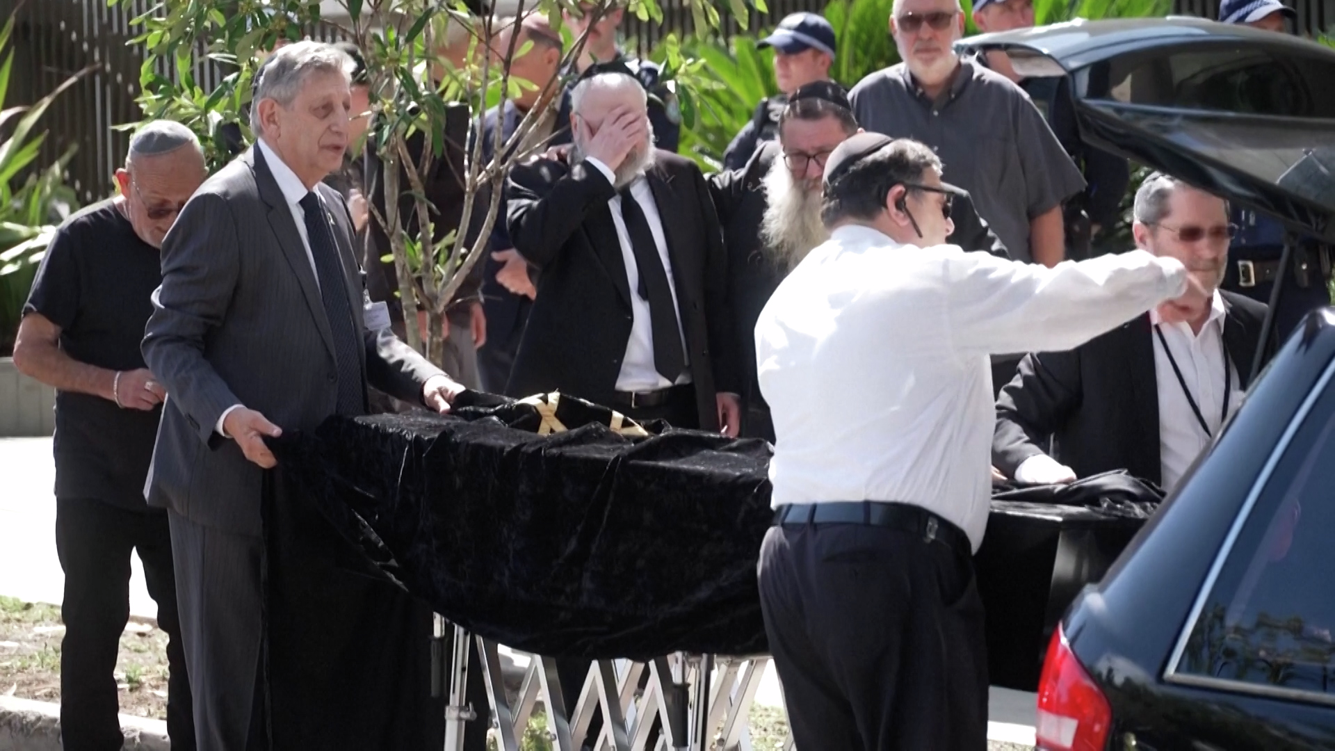 Mourners attend funeral of rabbi killed in Bondi shooting
