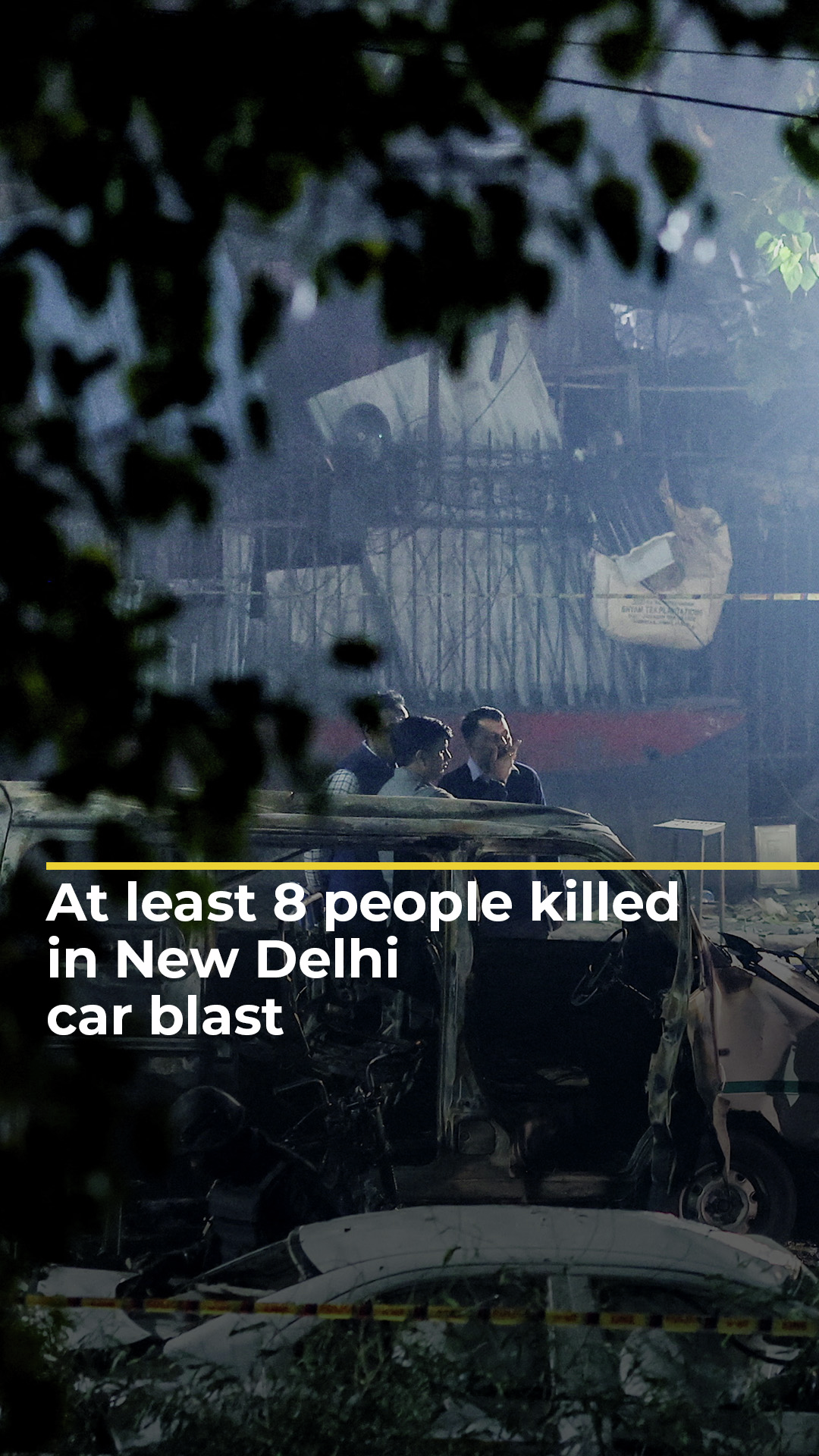 At least 8 people killed in New Delhi car blast | #ajshorts