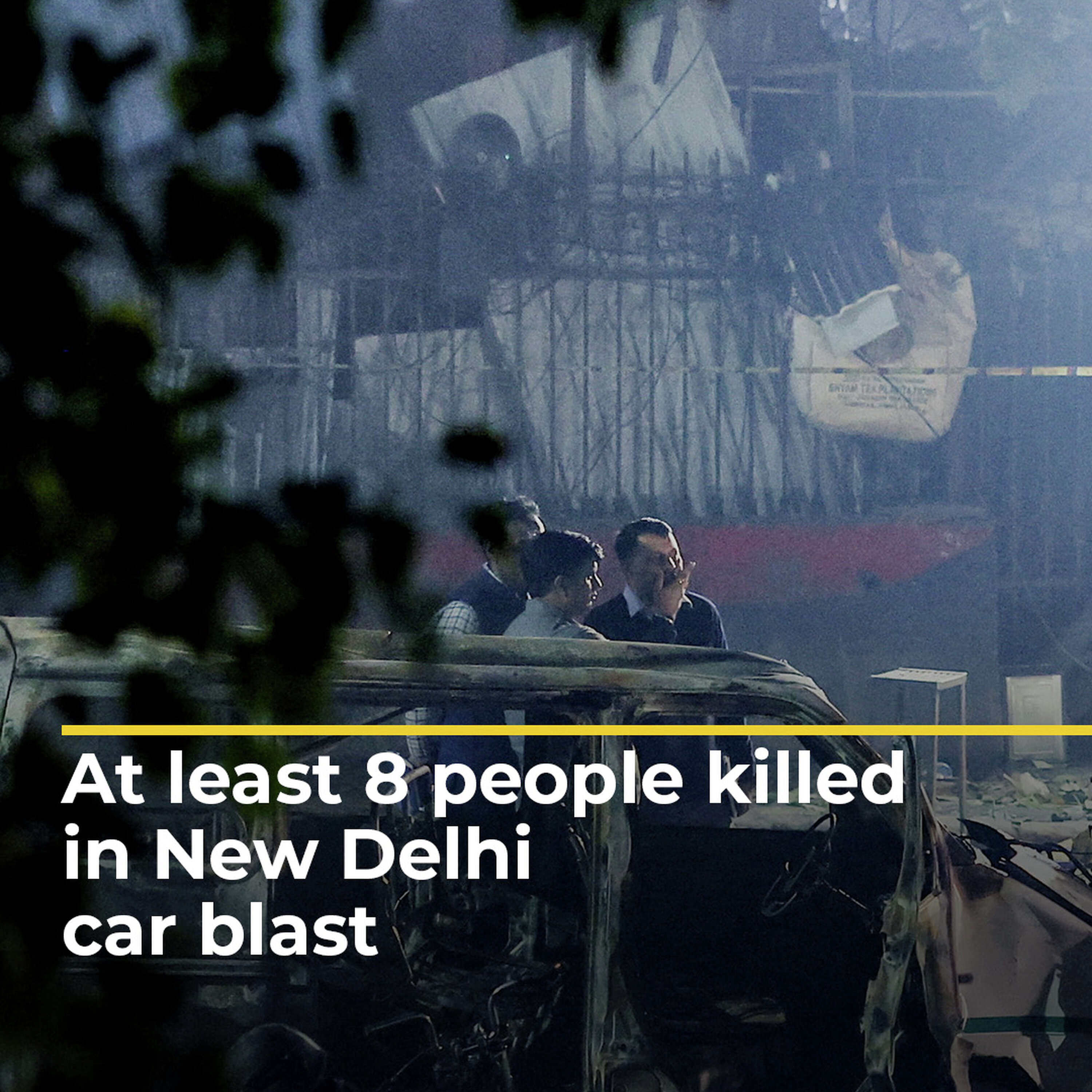 At least 8 people killed in New Delhi car blast | #ajshorts At least 8 people killed in New Delhi car blast | #ajshorts