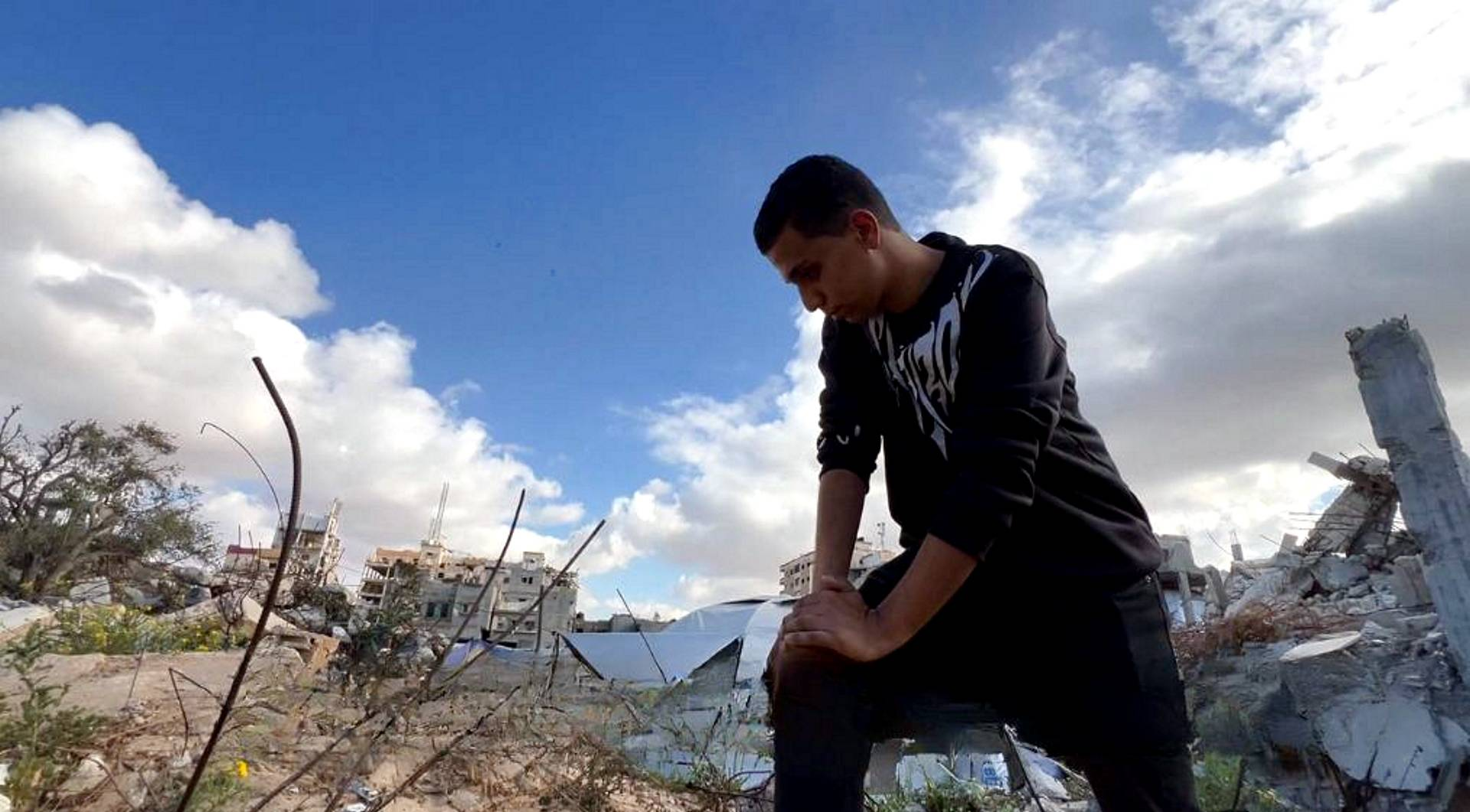 A bag of bones: The only trace of a Gaza family of 13