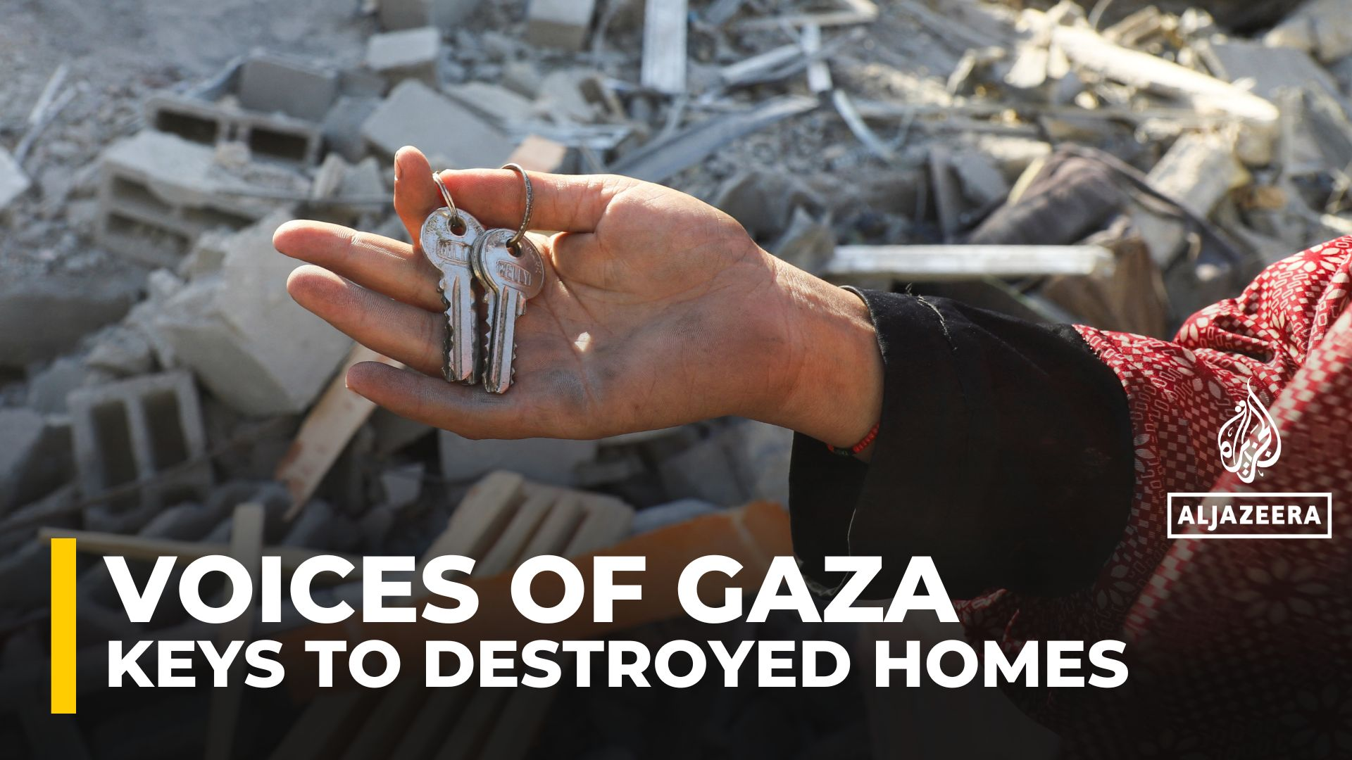 Voices of Gaza: Palestinians hold keys to homes that no longer exist