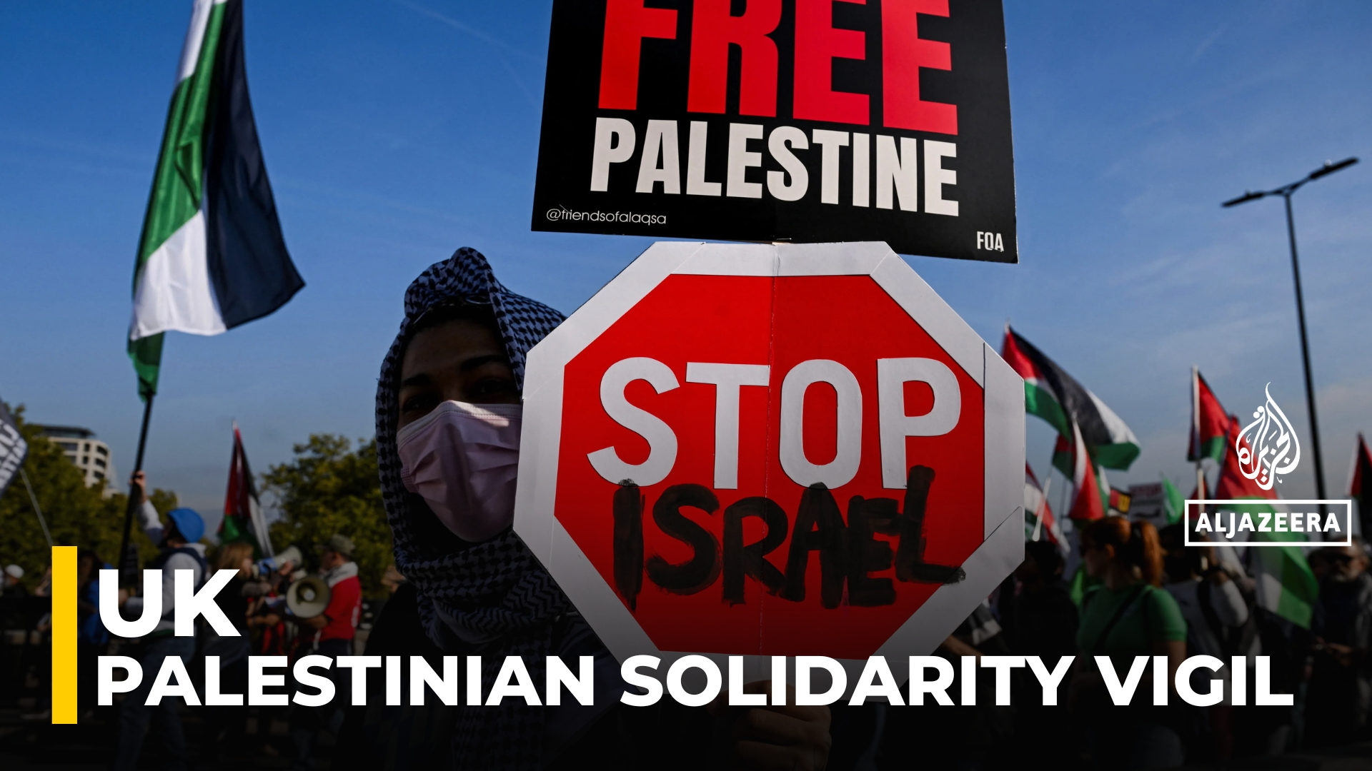 Palestinian solidarity vigil: Campaigners highlight sufferings of prisoners