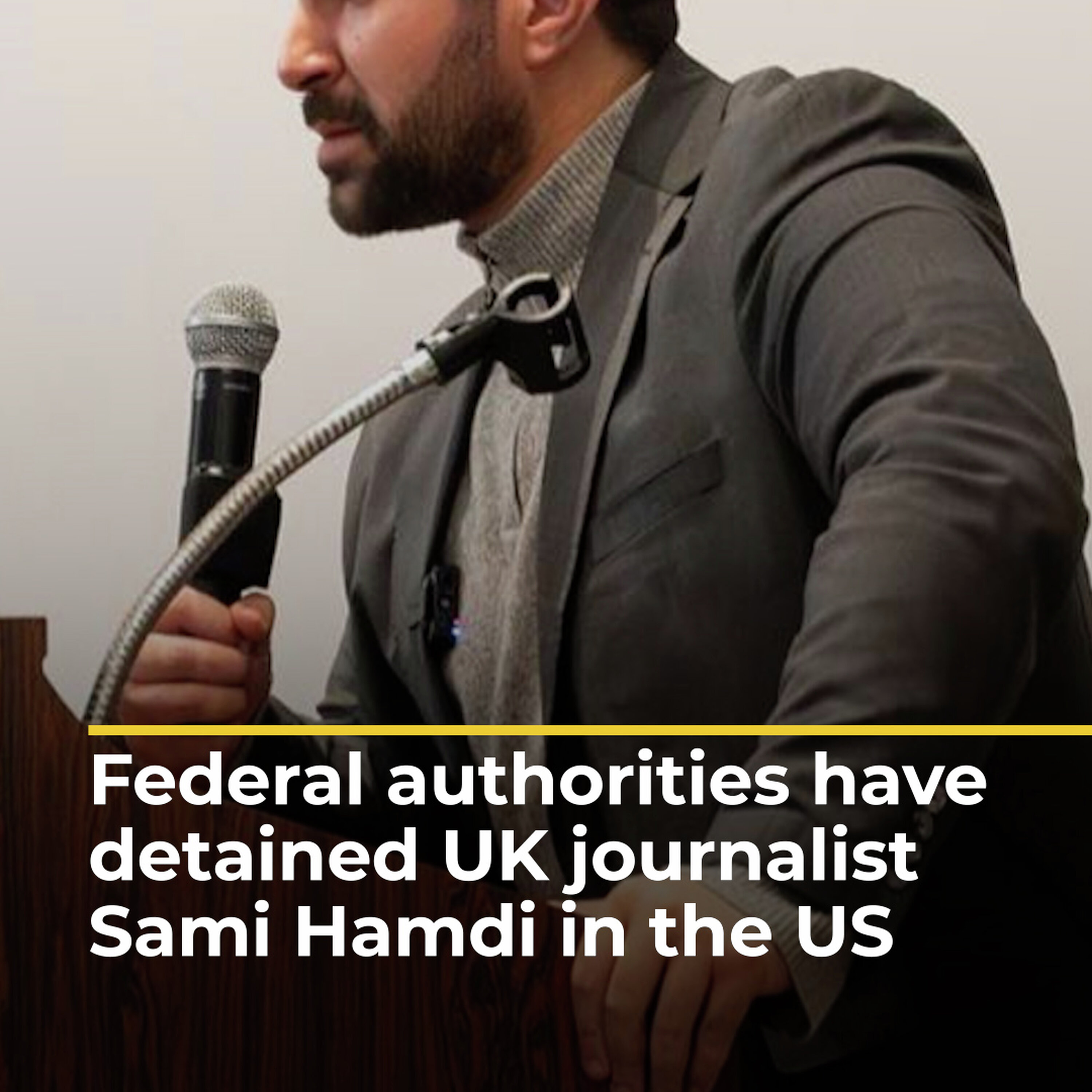 UK journalist Sami Hamdi detained in US after pro-Israel pressure | AJ#shorts UK journalist Sami Hamdi detained in US after pro-Israel pressure | AJ#shorts