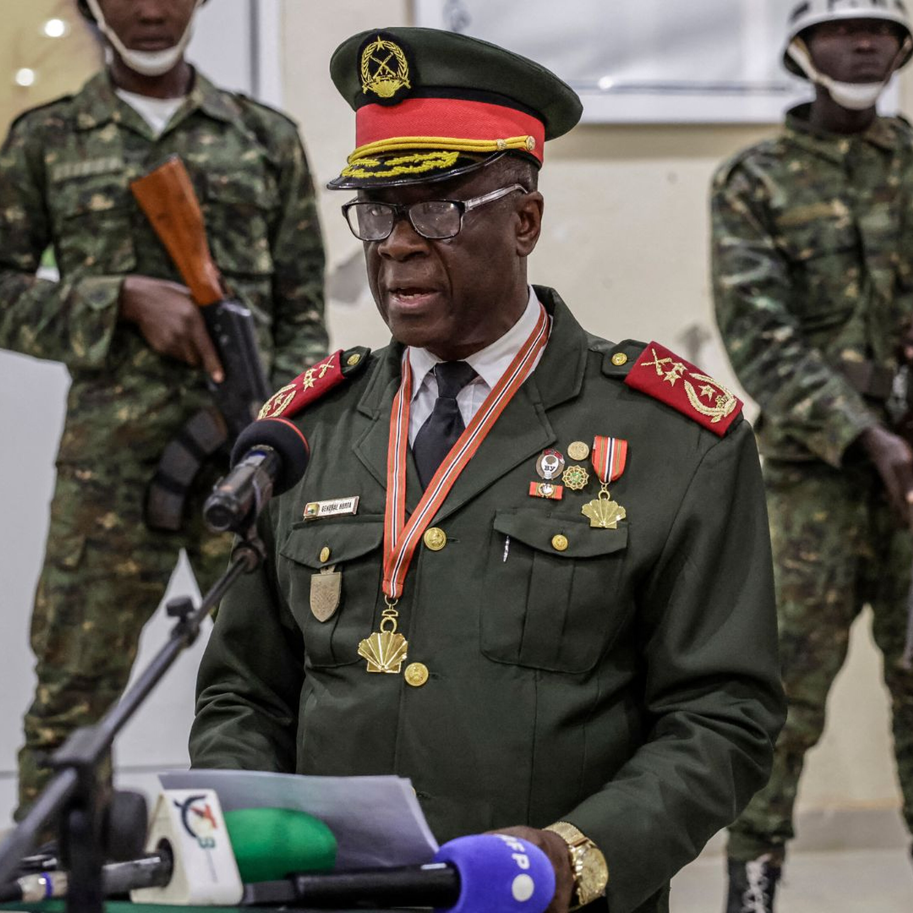 General Horta Nta Na Man appointed as transitional president of Guinea-Bissau after coup General Horta Nta Na Man appointed as transitional president of Guinea-Bissau after coup