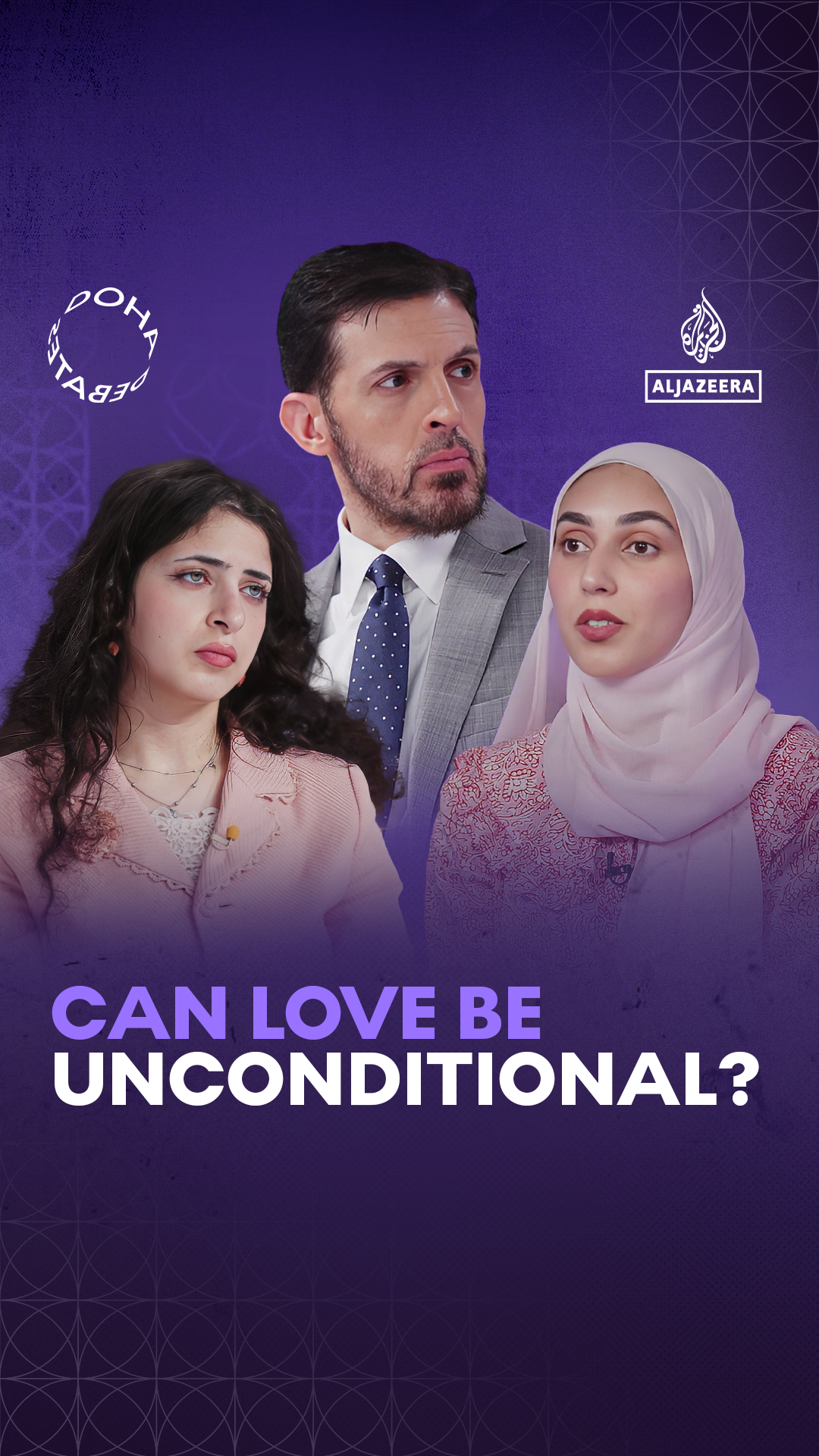 Are humans capable of unconditional love? 
#DohaDebates