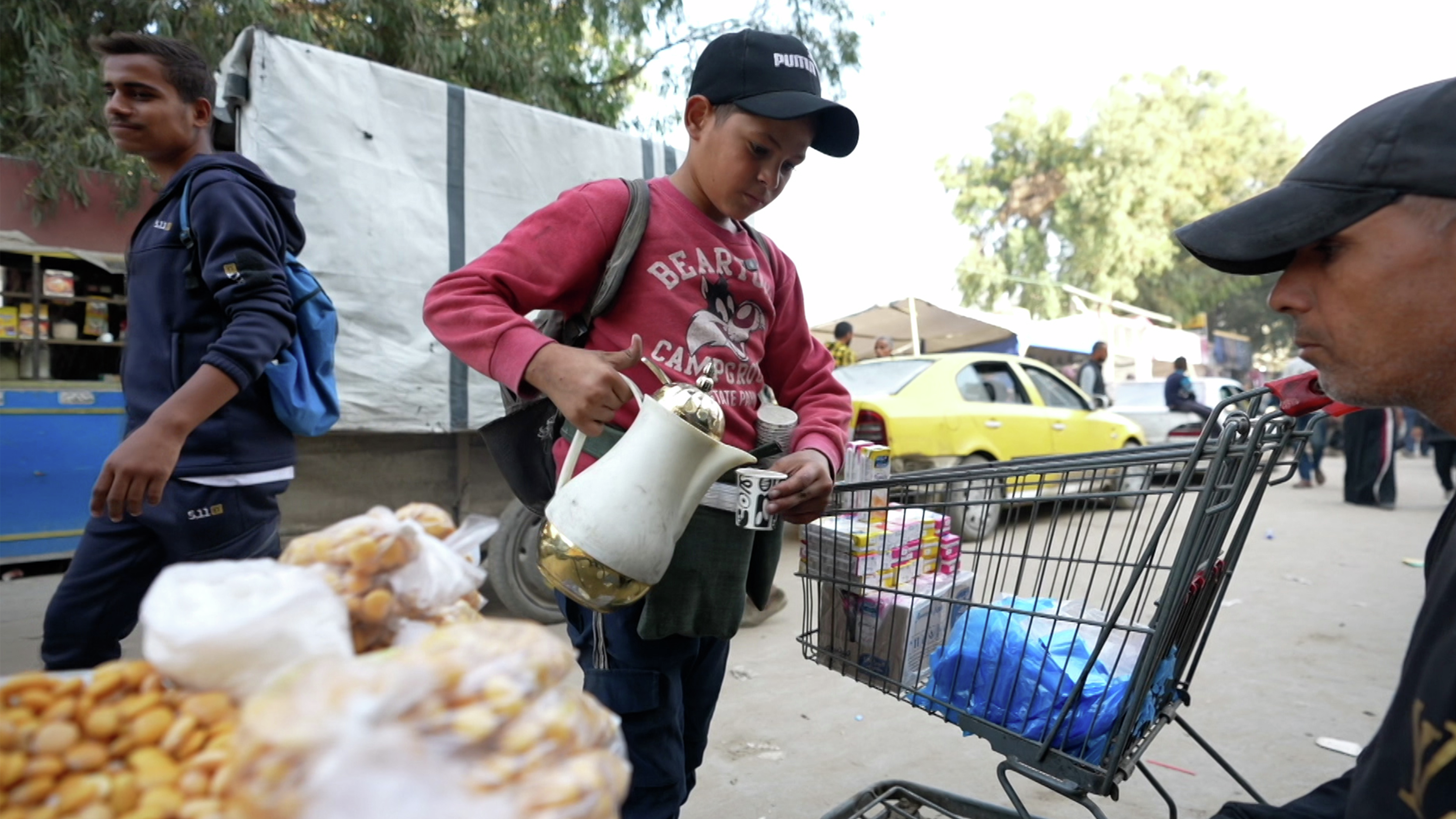 Children forced to take up jobs to help their families survive in Gaza