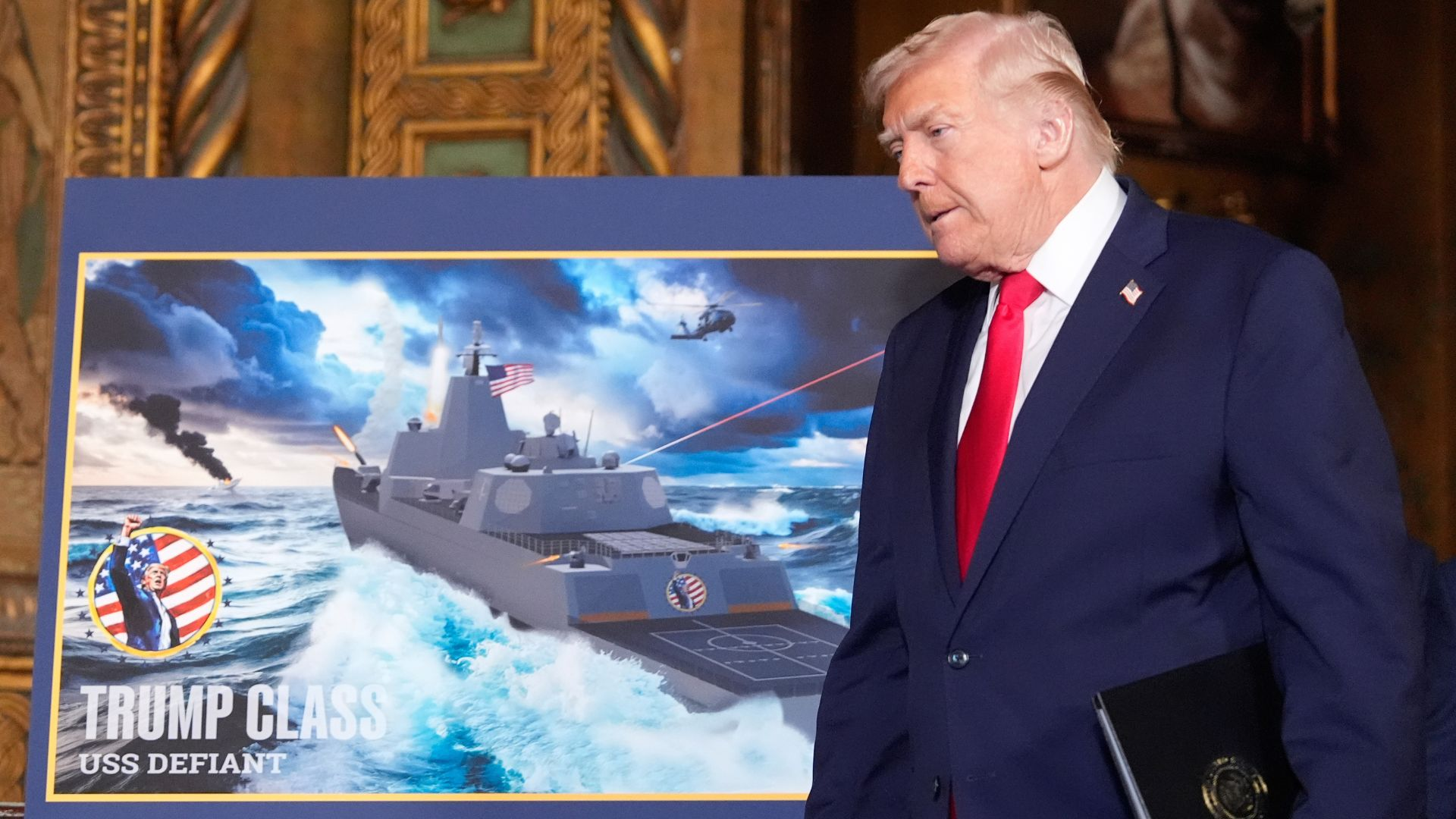 Trump unveils ‘Trump-class’ battleships for US Navy’s ‘Golden Fleet’