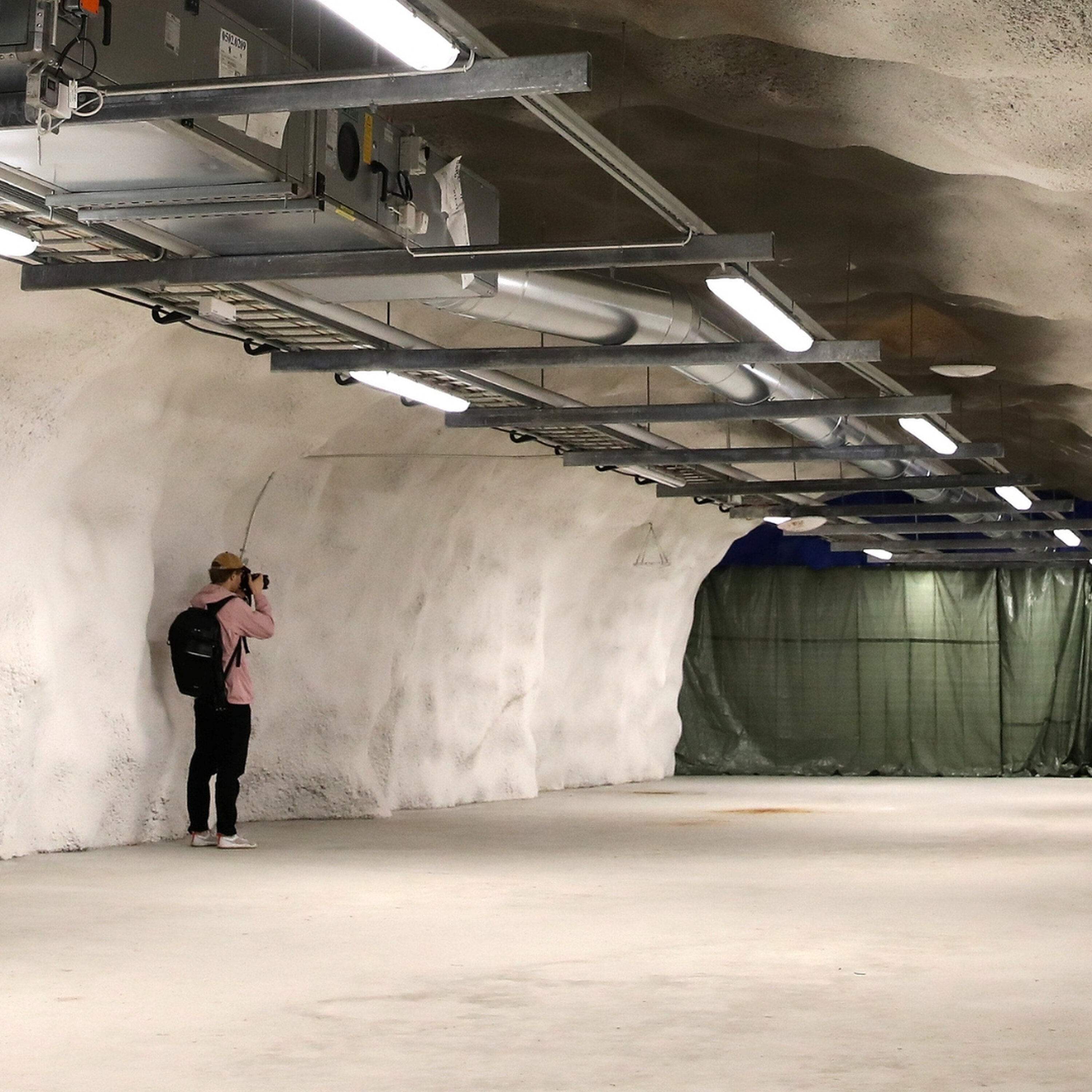Finland's underground city: Residents use bomb shelter for leisure activities Finland's underground city: Residents use bomb shelter for leisure activities