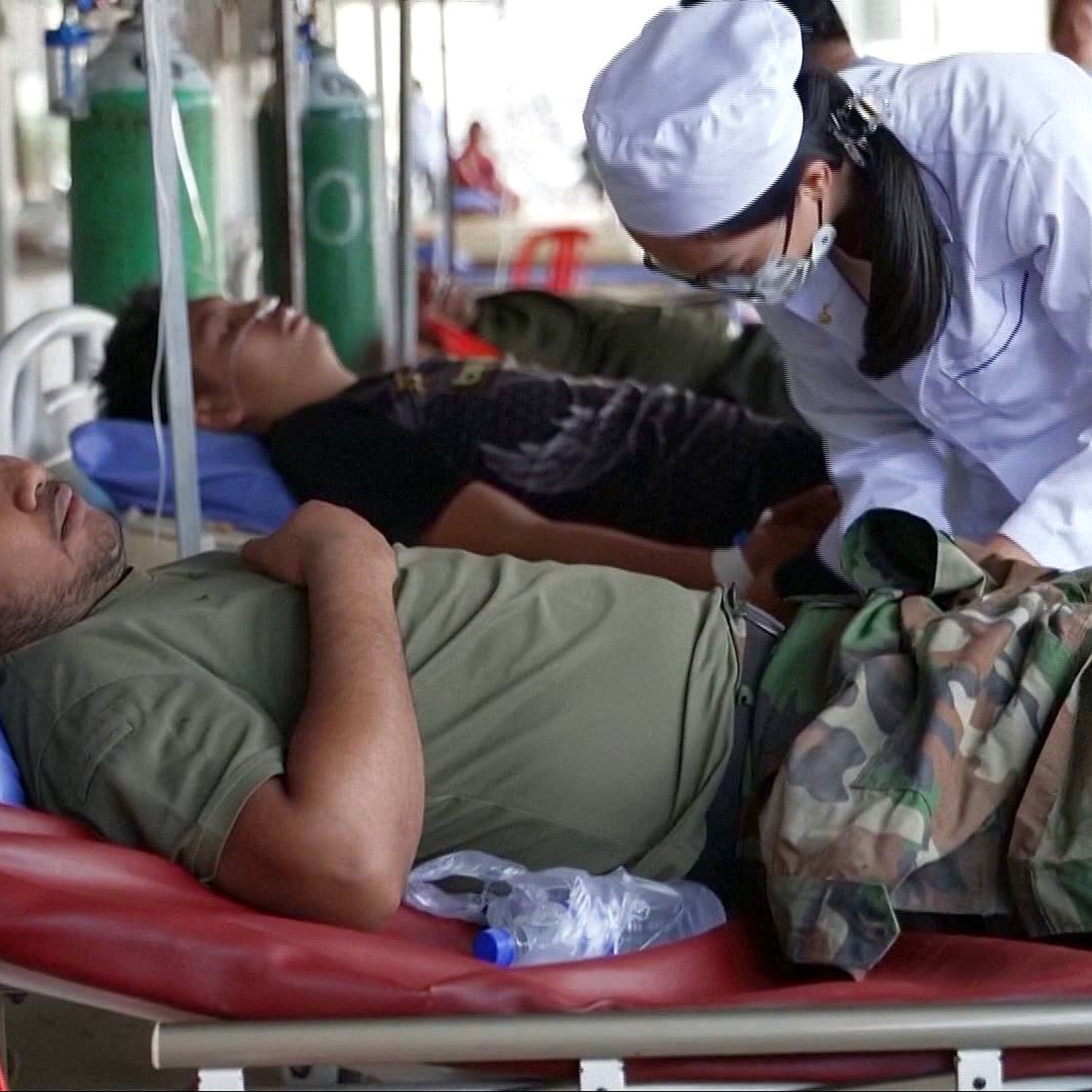 Cambodia alleges chemical injuries as Thailand steps up strikes near border Cambodia alleges chemical injuries as Thailand steps up strikes near border