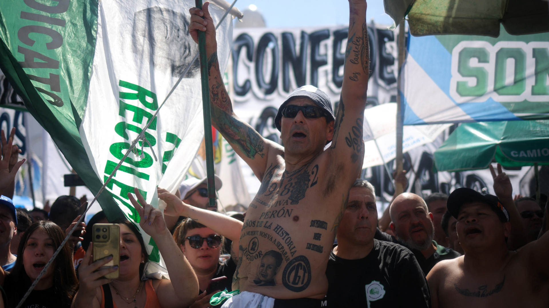 Labour unrest grows in Argentina: Workers oppose president's economic plans