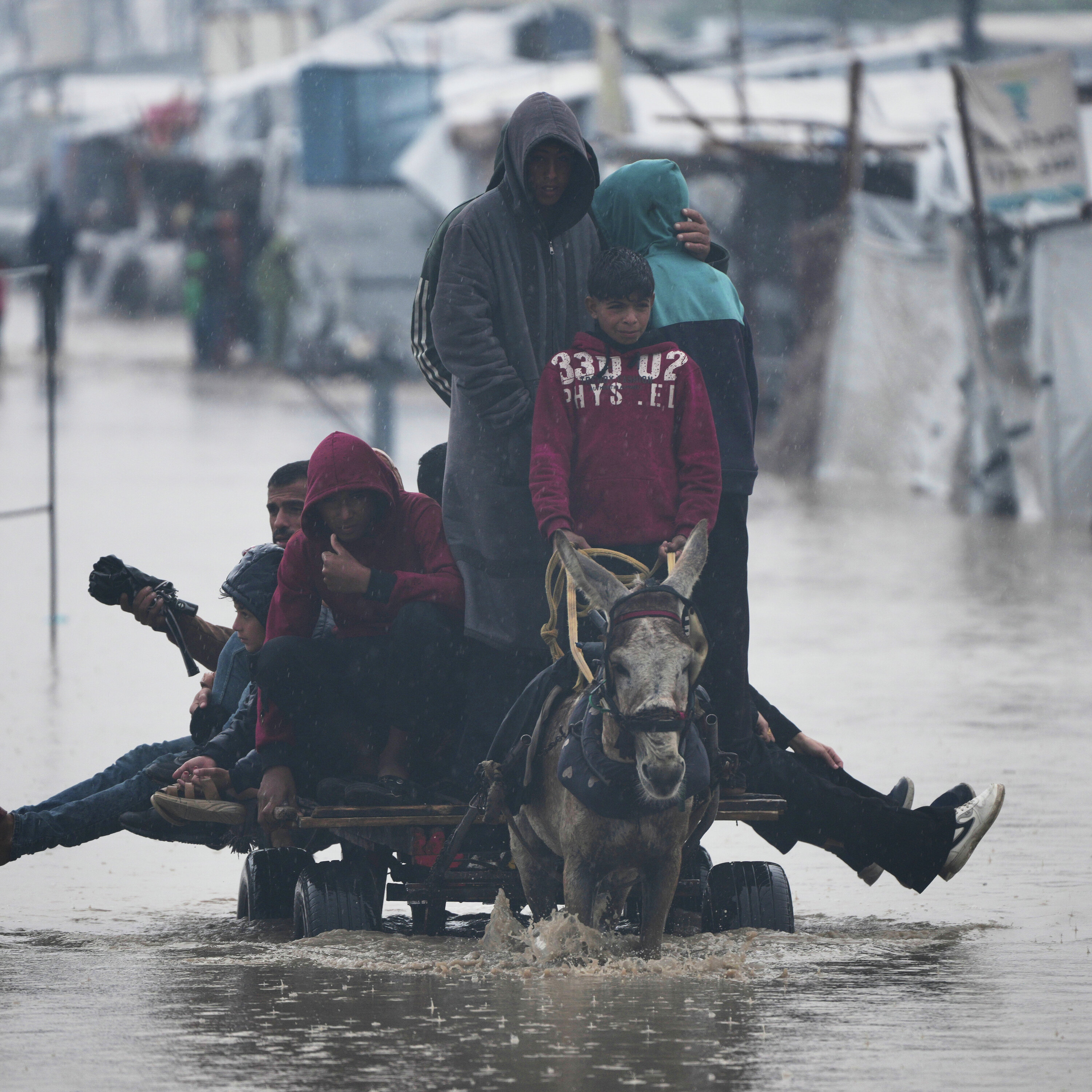Gaza’s camps brace for floods as Israel blocks key shelter supplies Gaza’s camps brace for floods as Israel blocks key shelter supplies