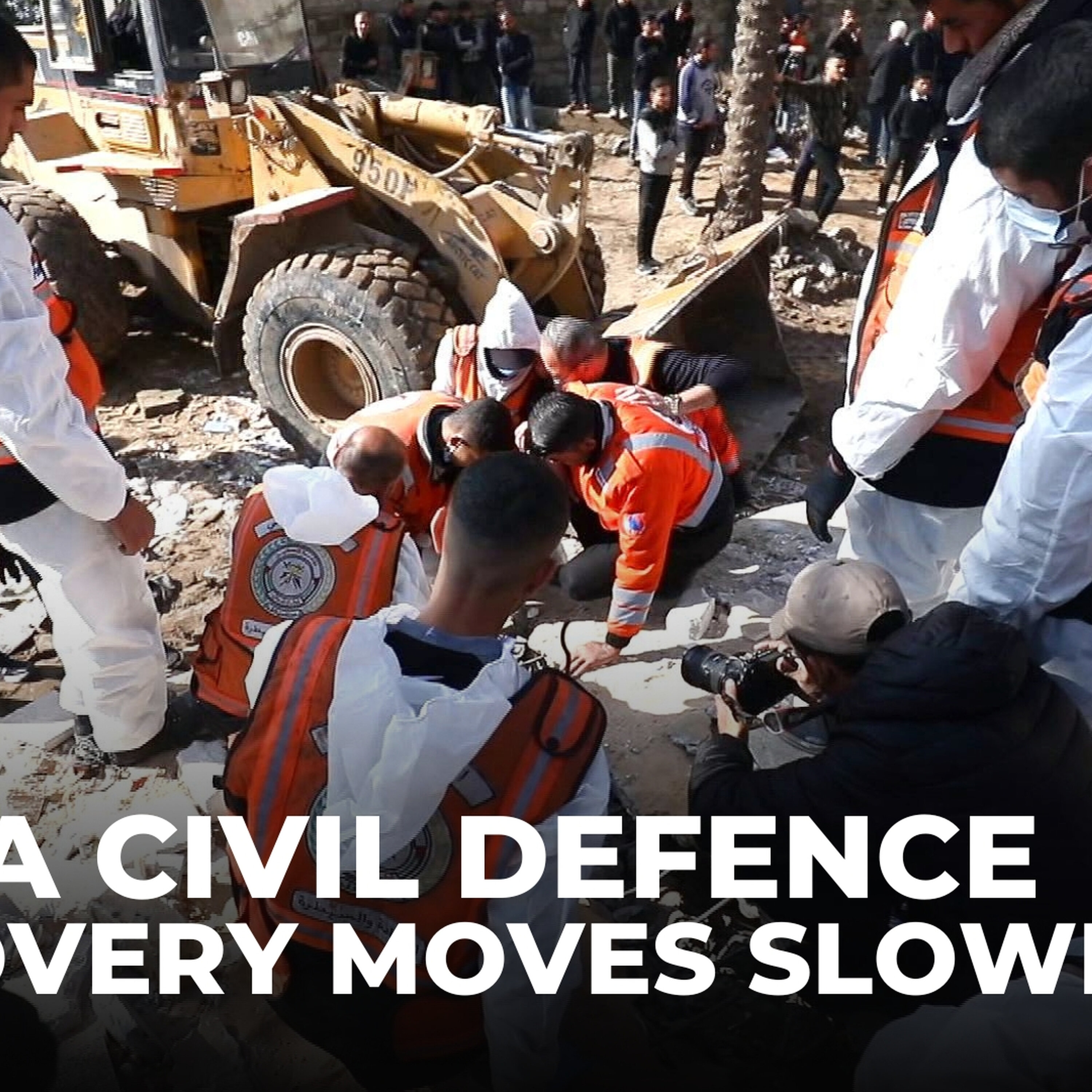 Gaza civil defence struggles through tonnes of rubble to recover thousands of buried Palestinians Gaza civil defence struggles through tonnes of rubble to recover thousands of buried Palestinians