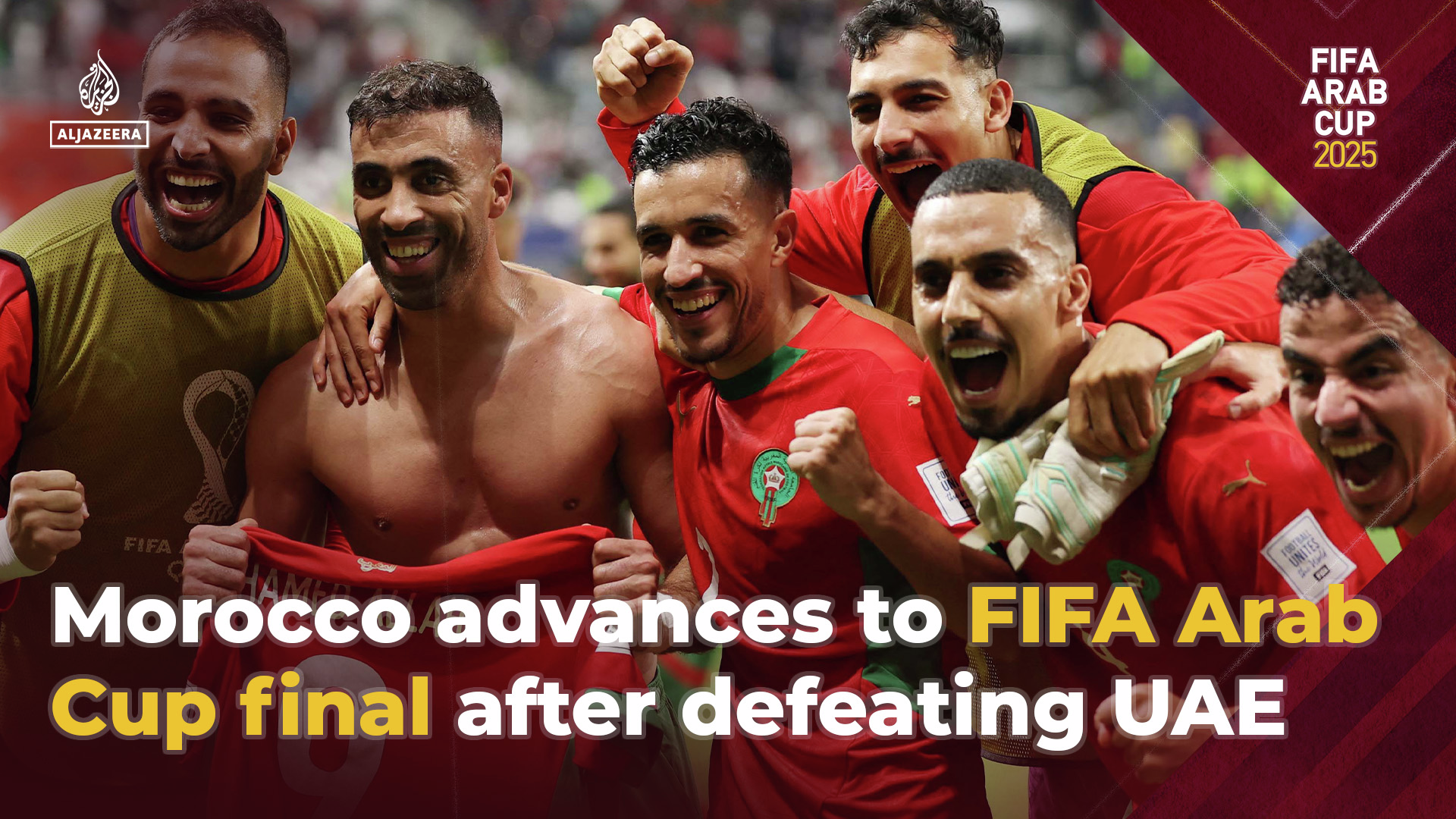 Morocco advances to FIFA Arab Cup final after defeating UAE 3-0