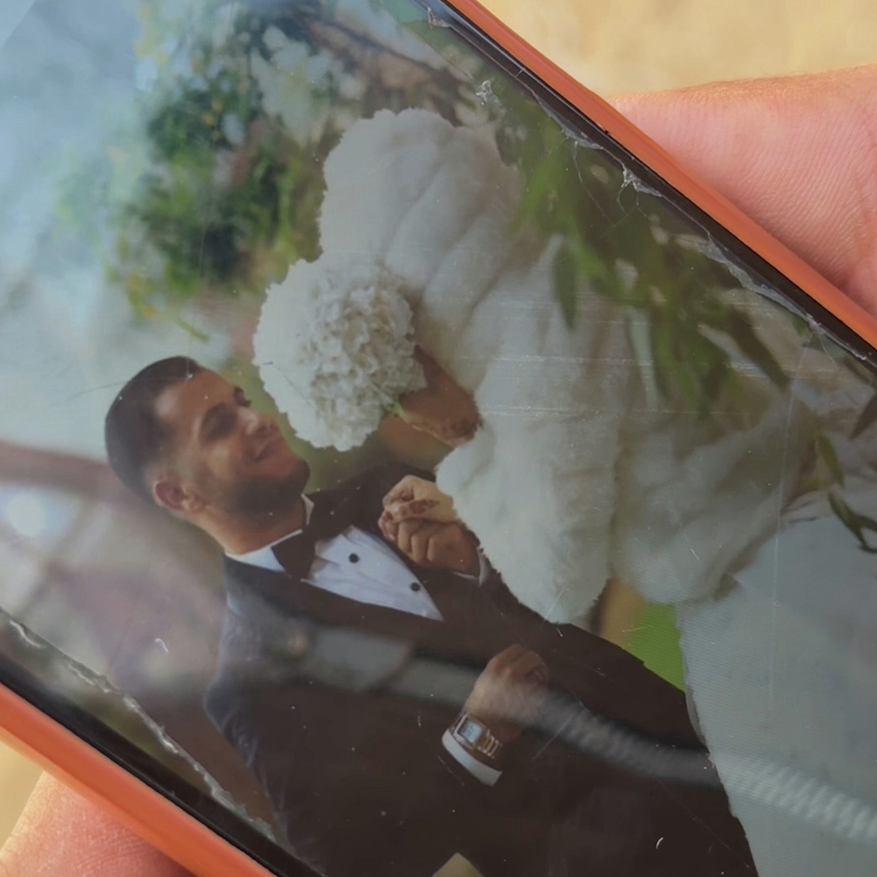 Palestinian couple’s wedding turned to funeral after Israeli attack in Gaza Palestinian couple’s wedding turned to funeral after Israeli attack in Gaza