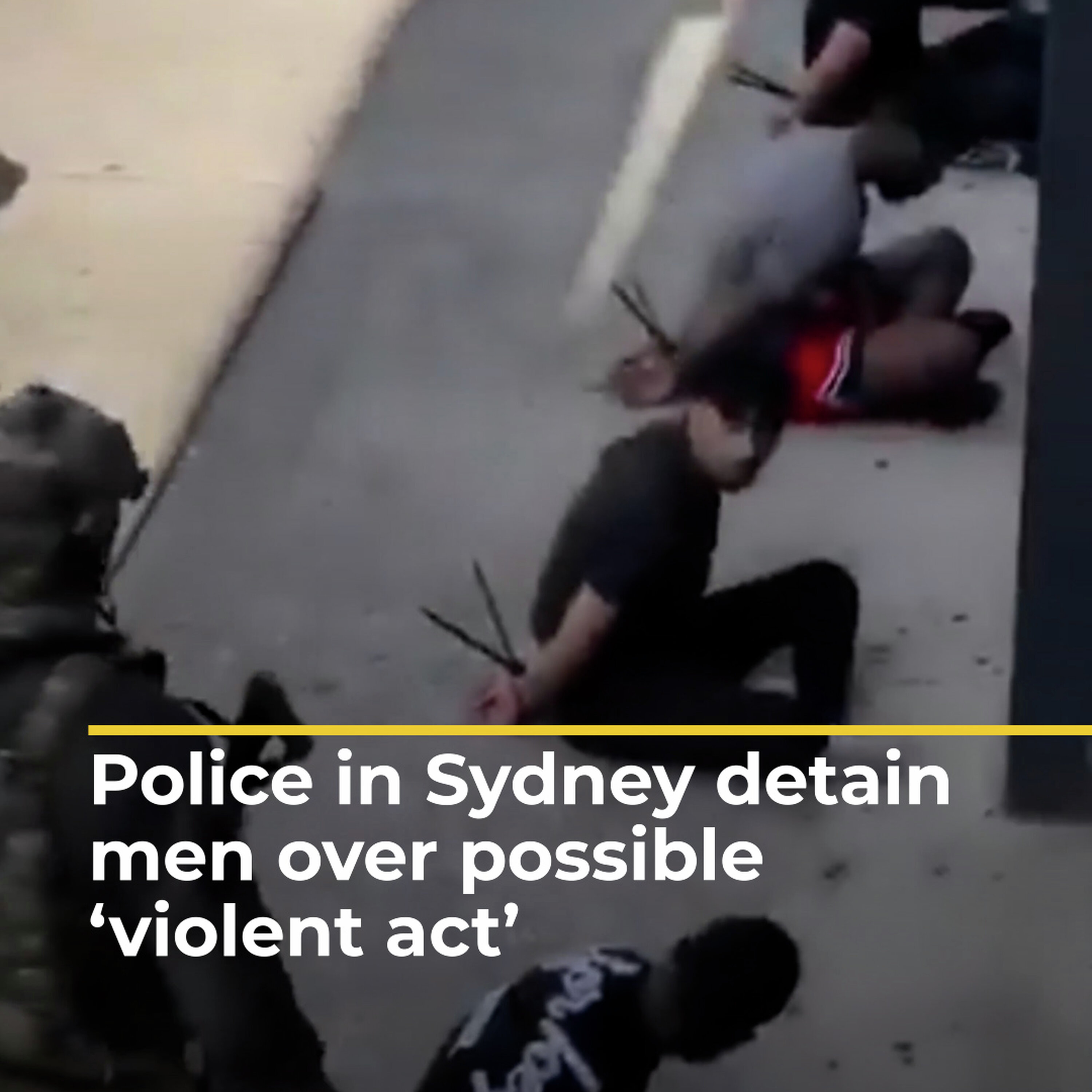 Police in Sydney detain men over possible ‘violent act’ | AJ #shorts Police in Sydney detain men over possible ‘violent act’ | AJ #shorts