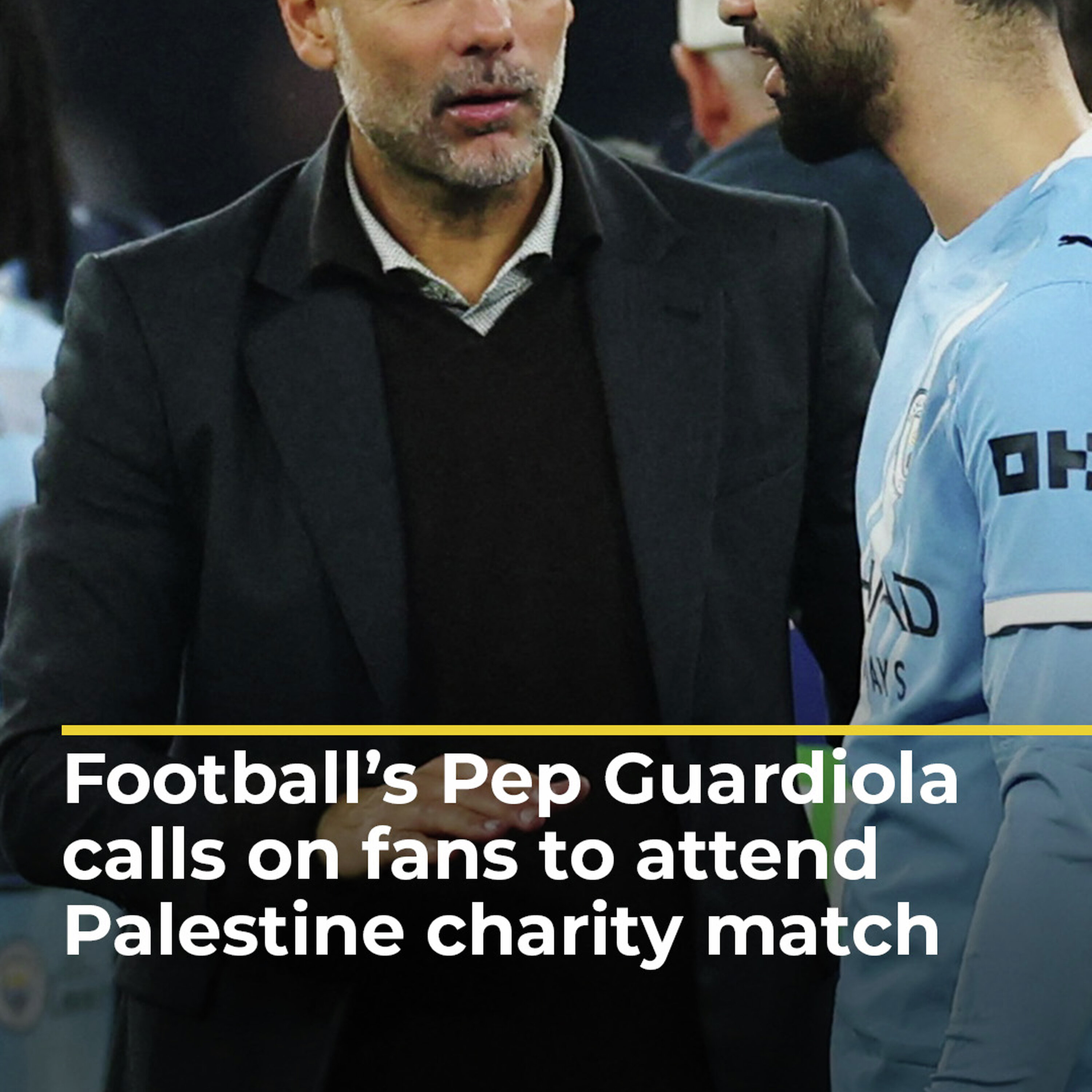 Football’s Pep Guardiola calls on fans to attend Palestine charity match | #ajshorts Football’s Pep Guardiola calls on fans to attend Palestine charity match | #ajshorts