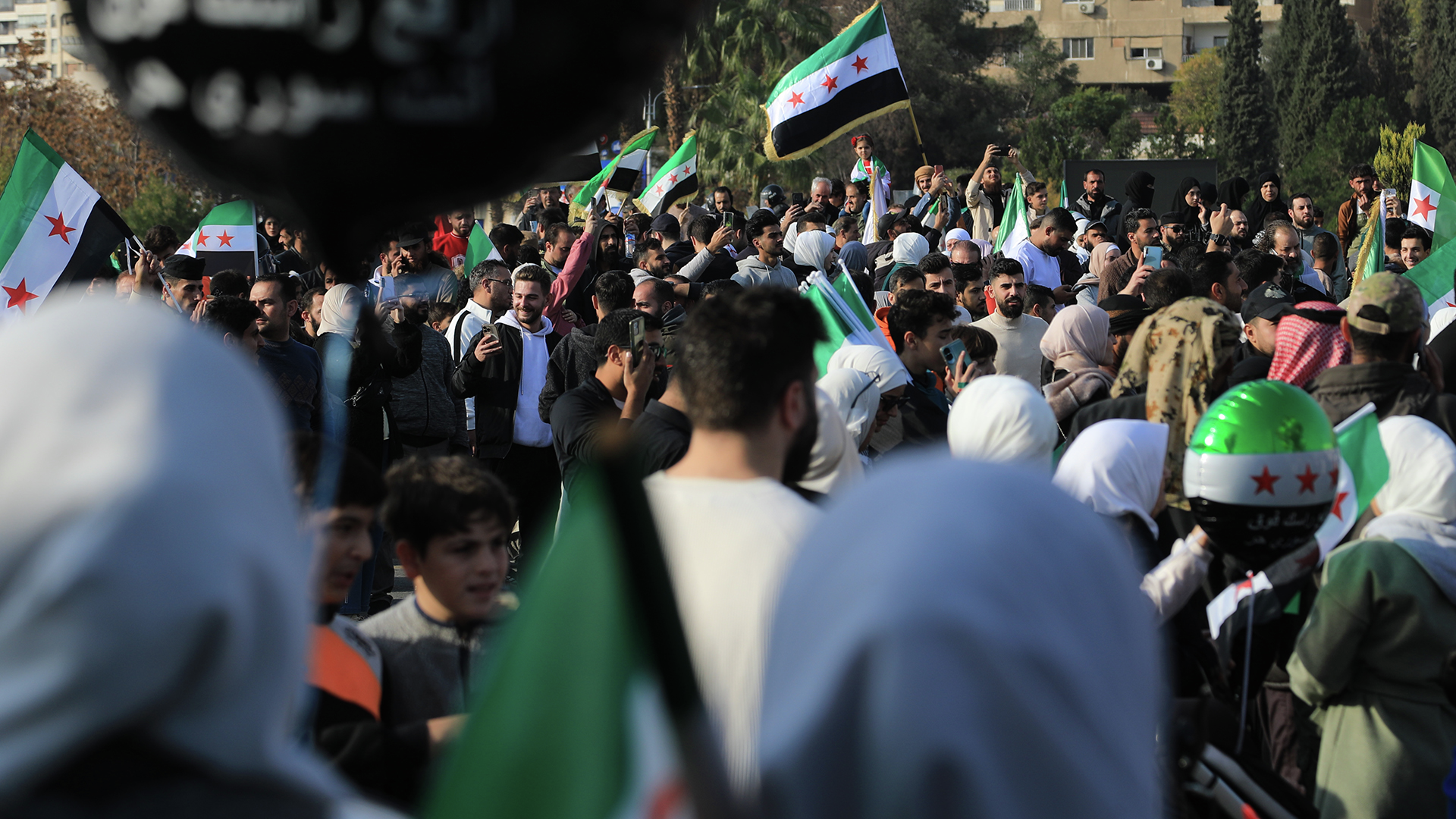 Syrians gather to celebrate first anniversary of Assad’s fall