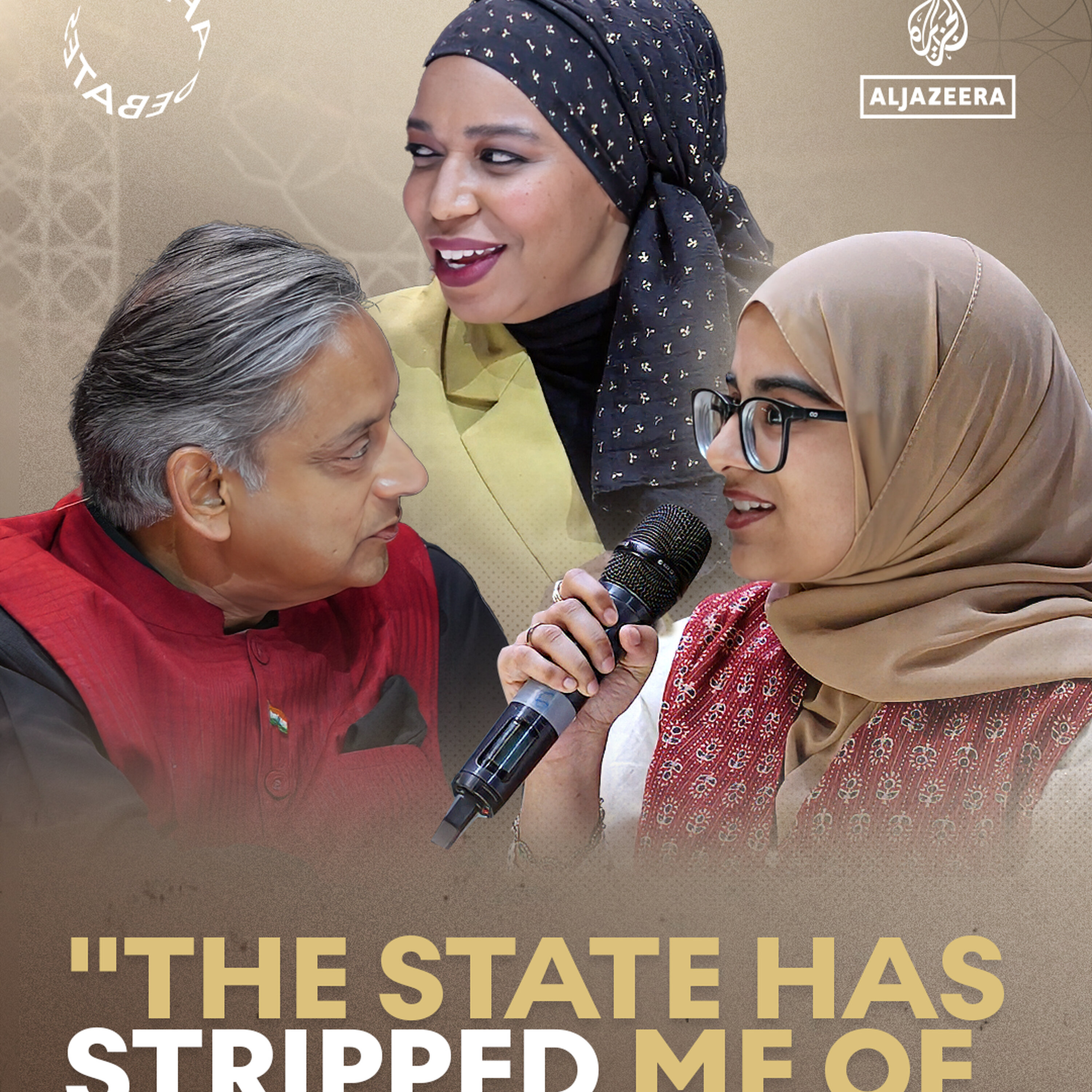 “Whether I feel belonging to India or not, I would say, quite crisp no.” #DohaDebates “Whether I feel belonging to India or not, I would say, quite crisp no.” #DohaDebates