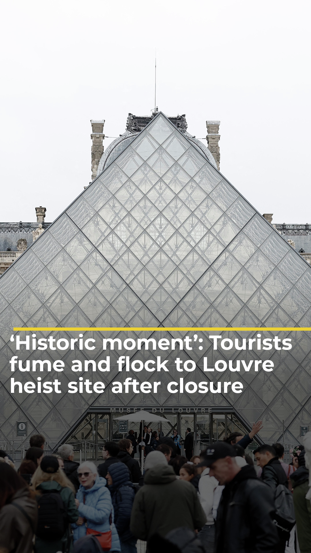 ‘Historic moment’: Tourists fume and flock to Louvre heist site after closure | #ajshorts
