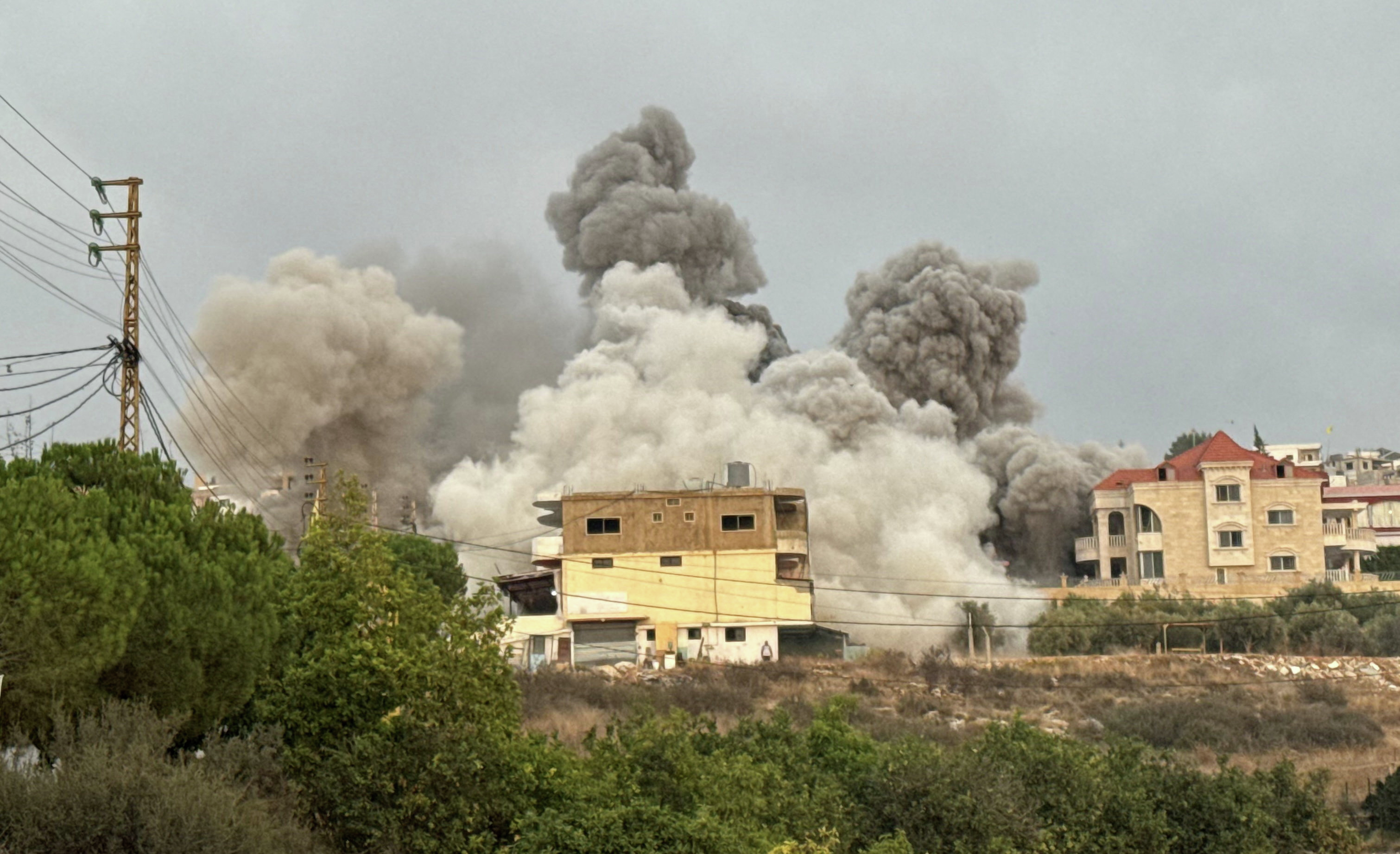 Israel pounds southern Lebanon with drone, airstrikes