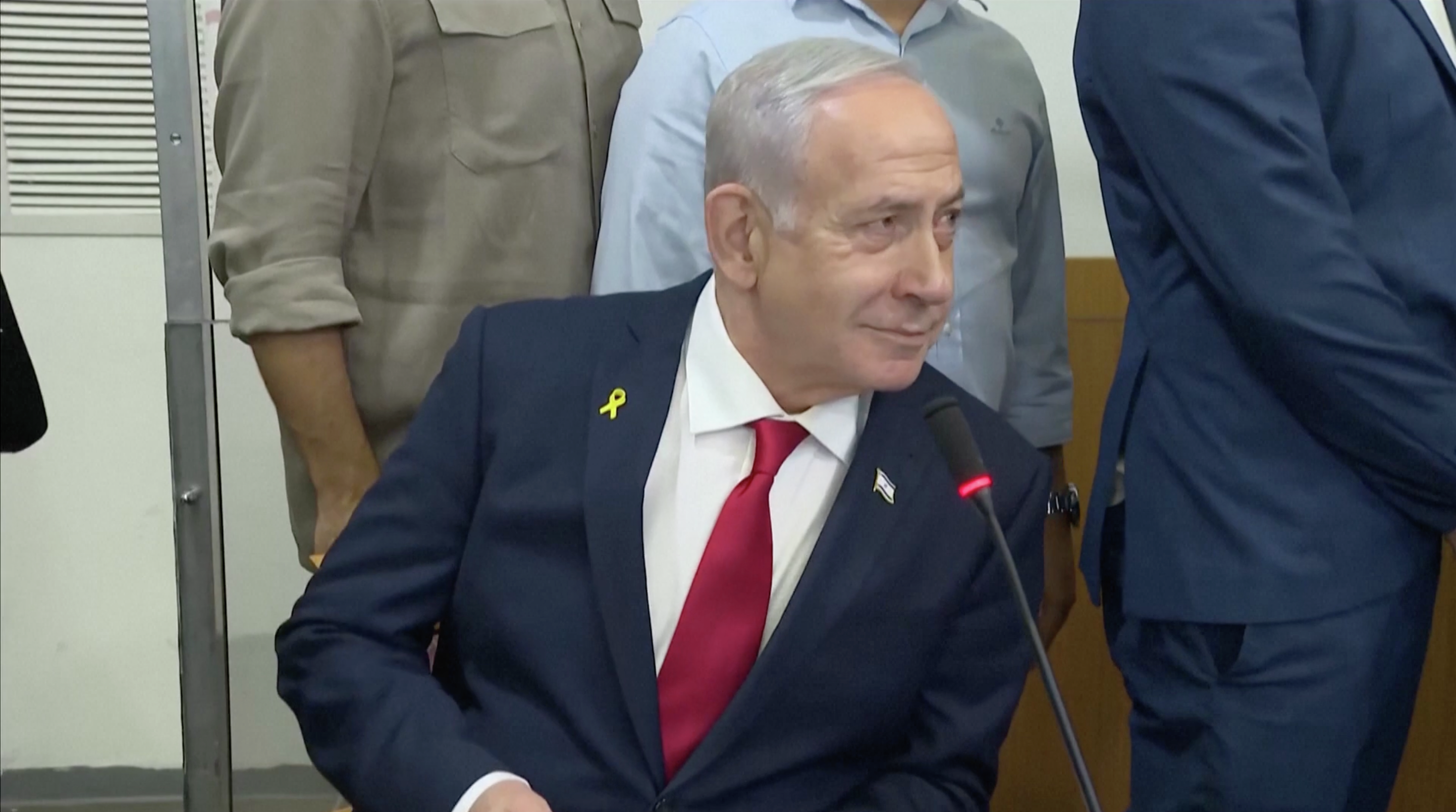 Netanyahu testifies in corruption trial as protests held in Tel Aviv