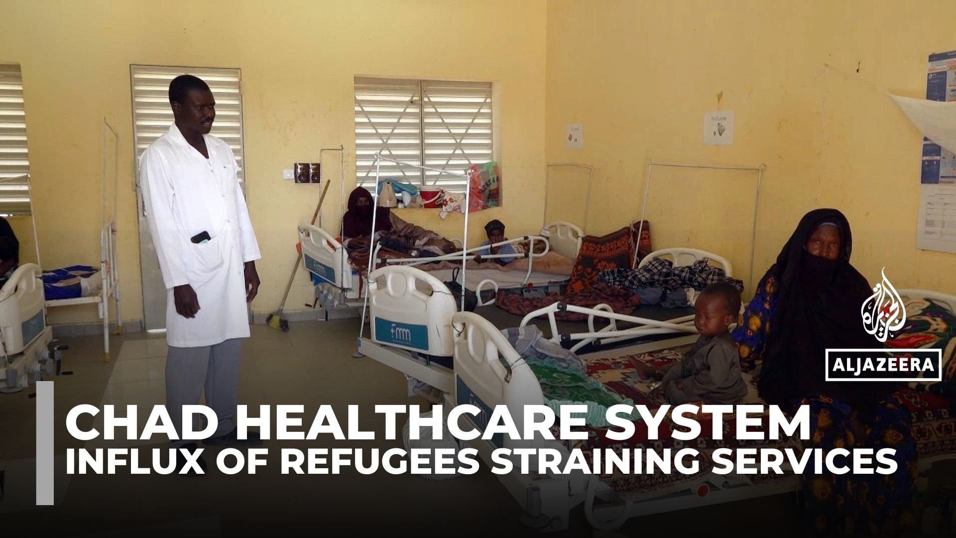 Over a million Sudanese refugees put pressure on eastern Chad’s hospitals
