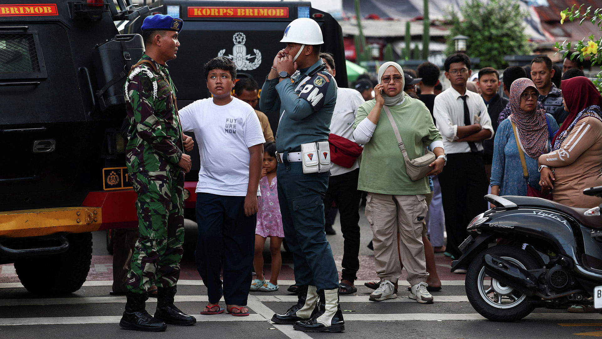Explosion at school mosque injures dozens in Indonesia