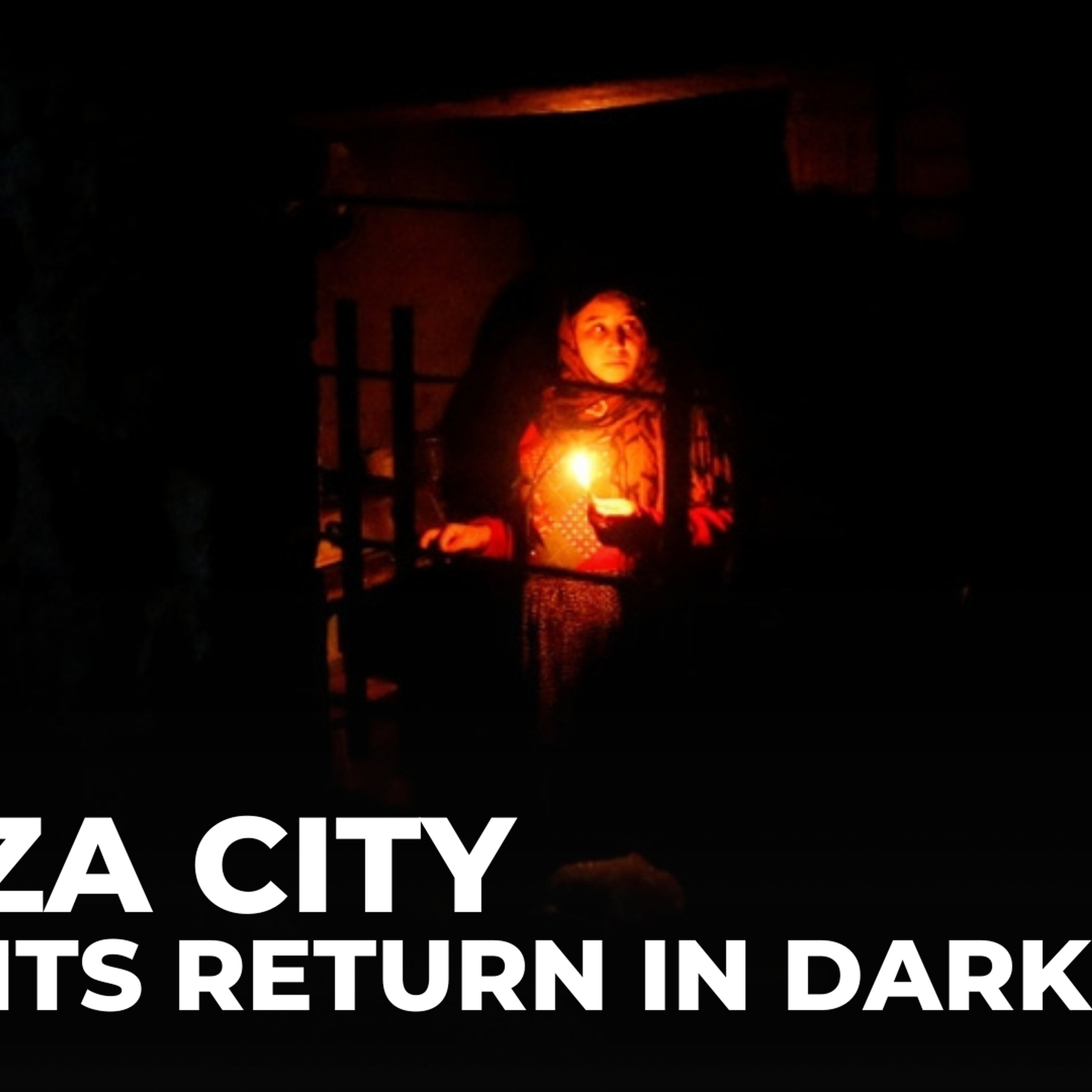 Gaza City’s nights return in darkness as residents rebuild amid ruins Gaza City’s nights return in darkness as residents rebuild amid ruins