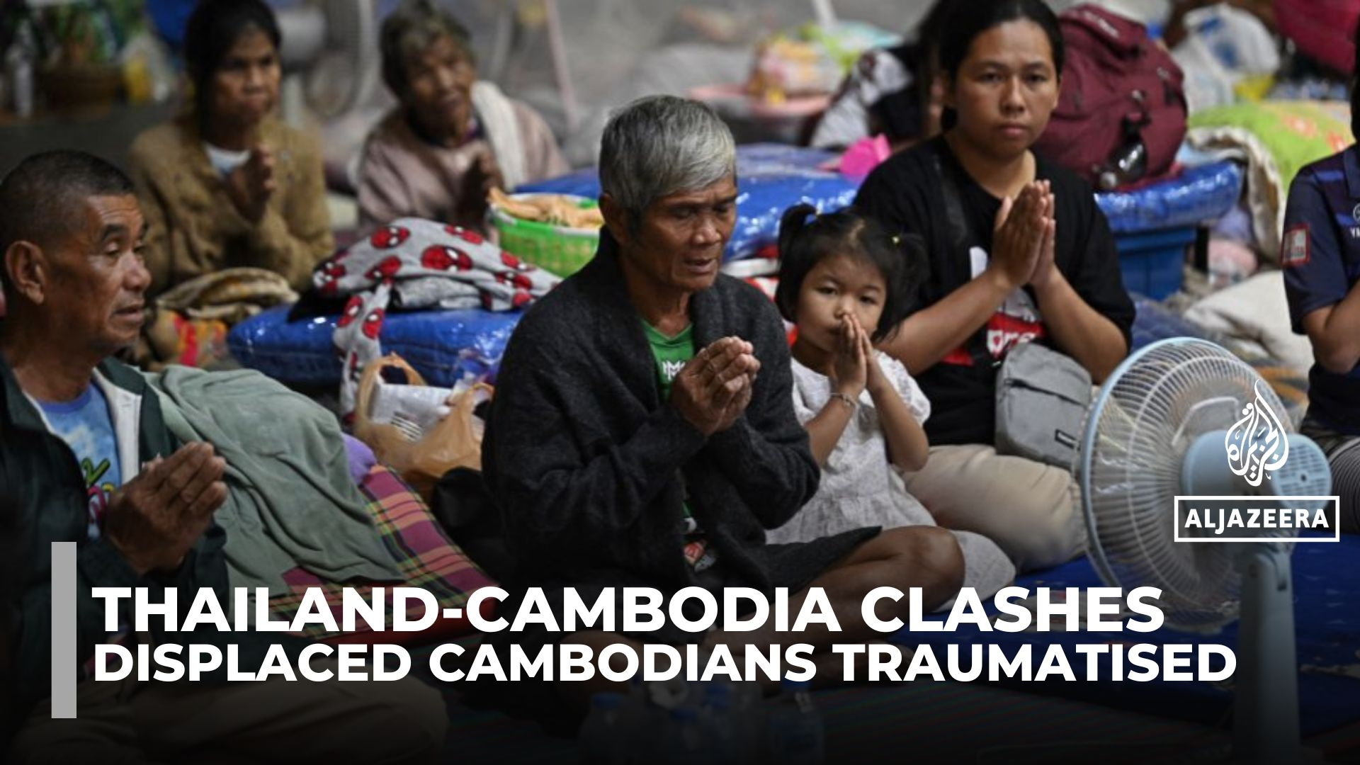 Families in Cambodian camp fear for soldiers on Thai border front