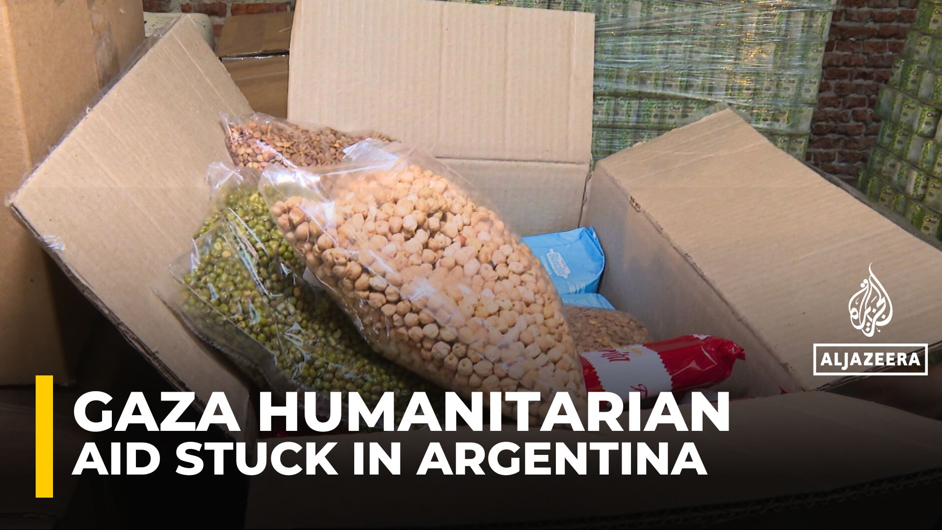 43 tonnes of aid for Gaza stuck in Argentina amid political row