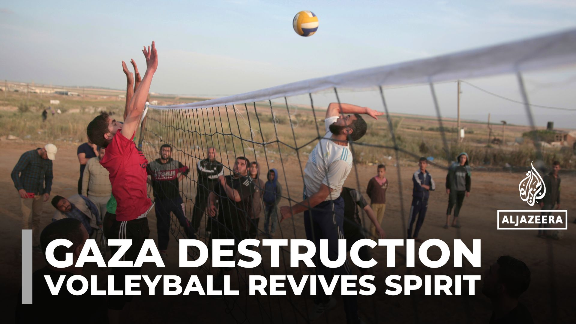 Volleyball sparks joy and hope for Palestinians amid the ruins of war‑torn Gaza